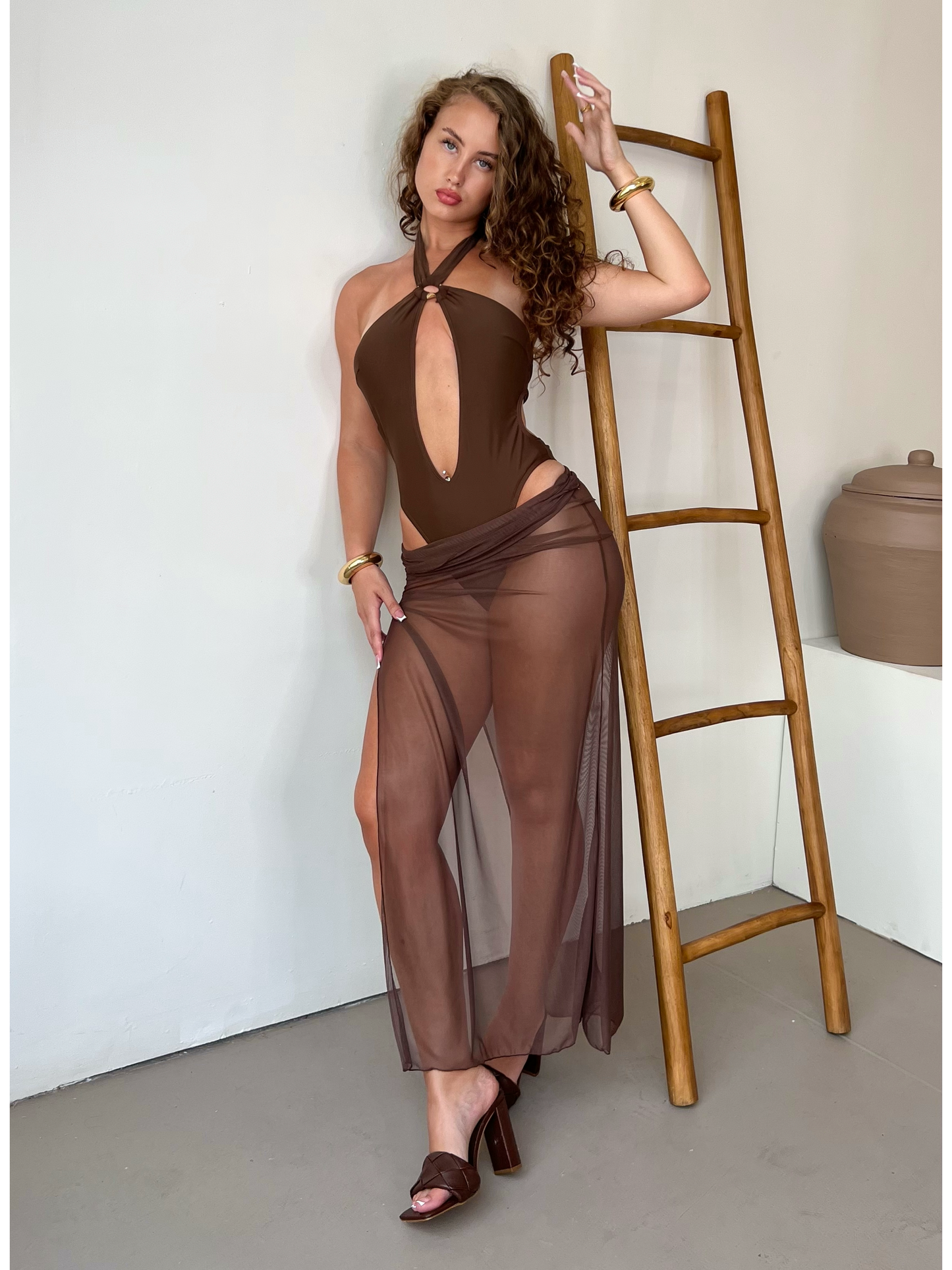 Renee 2pc Swimsuit - Brown