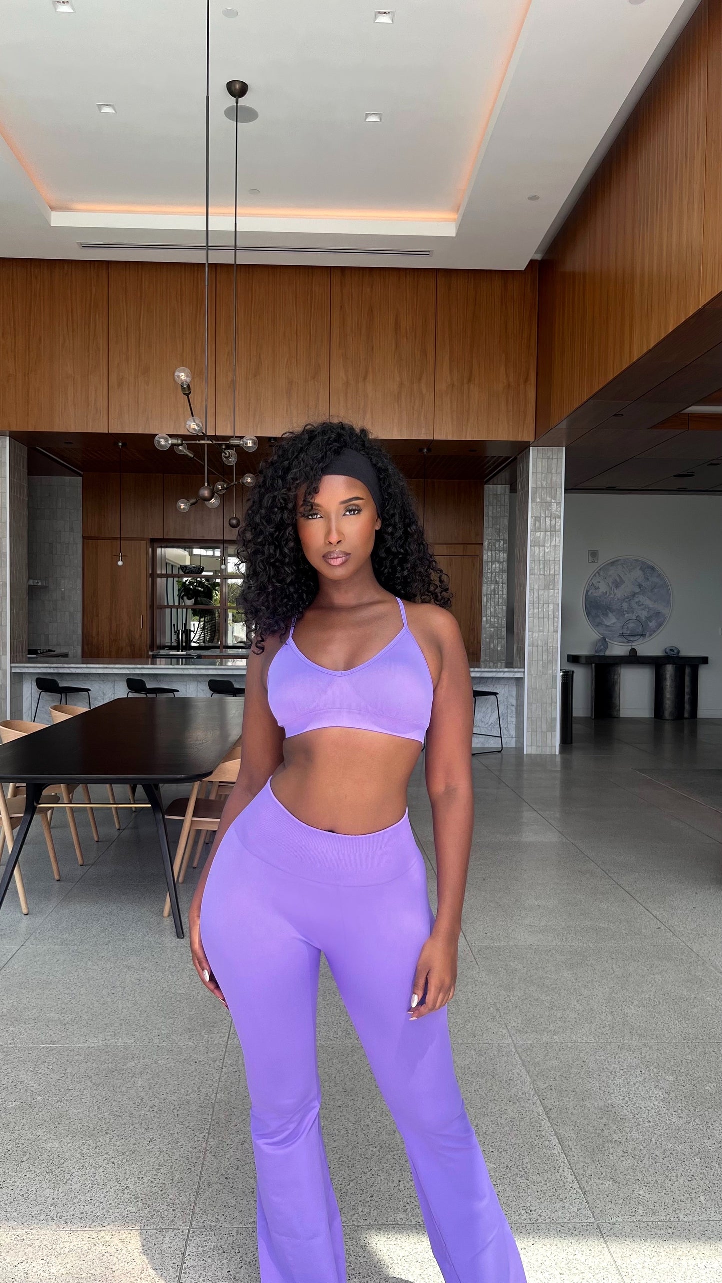 Emilia Active Bra - Lavender