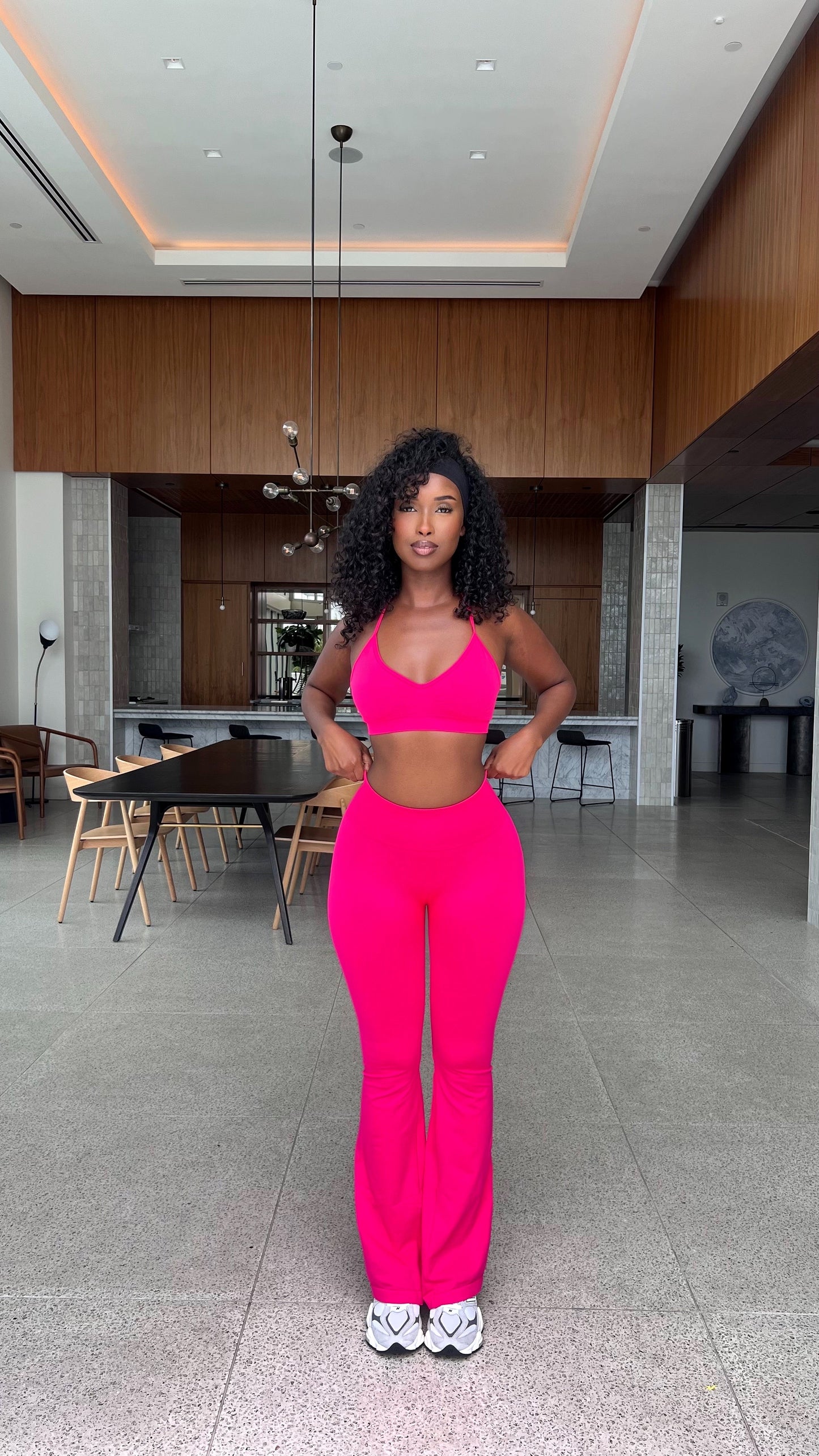 Emilia Active Bra/Jacket - Hot Pink