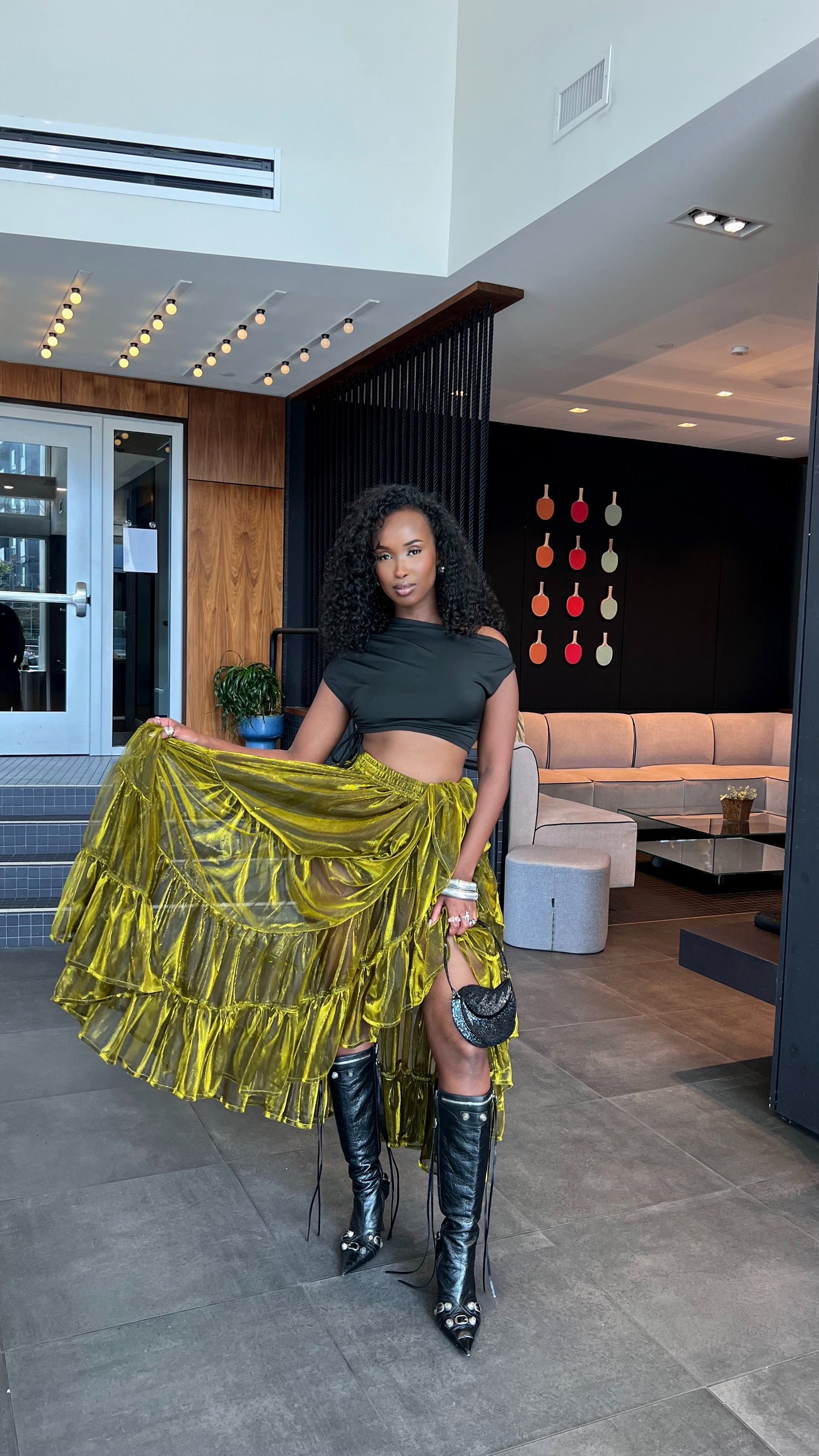 Blakely Multi-Wear Maxi Skirt- Green