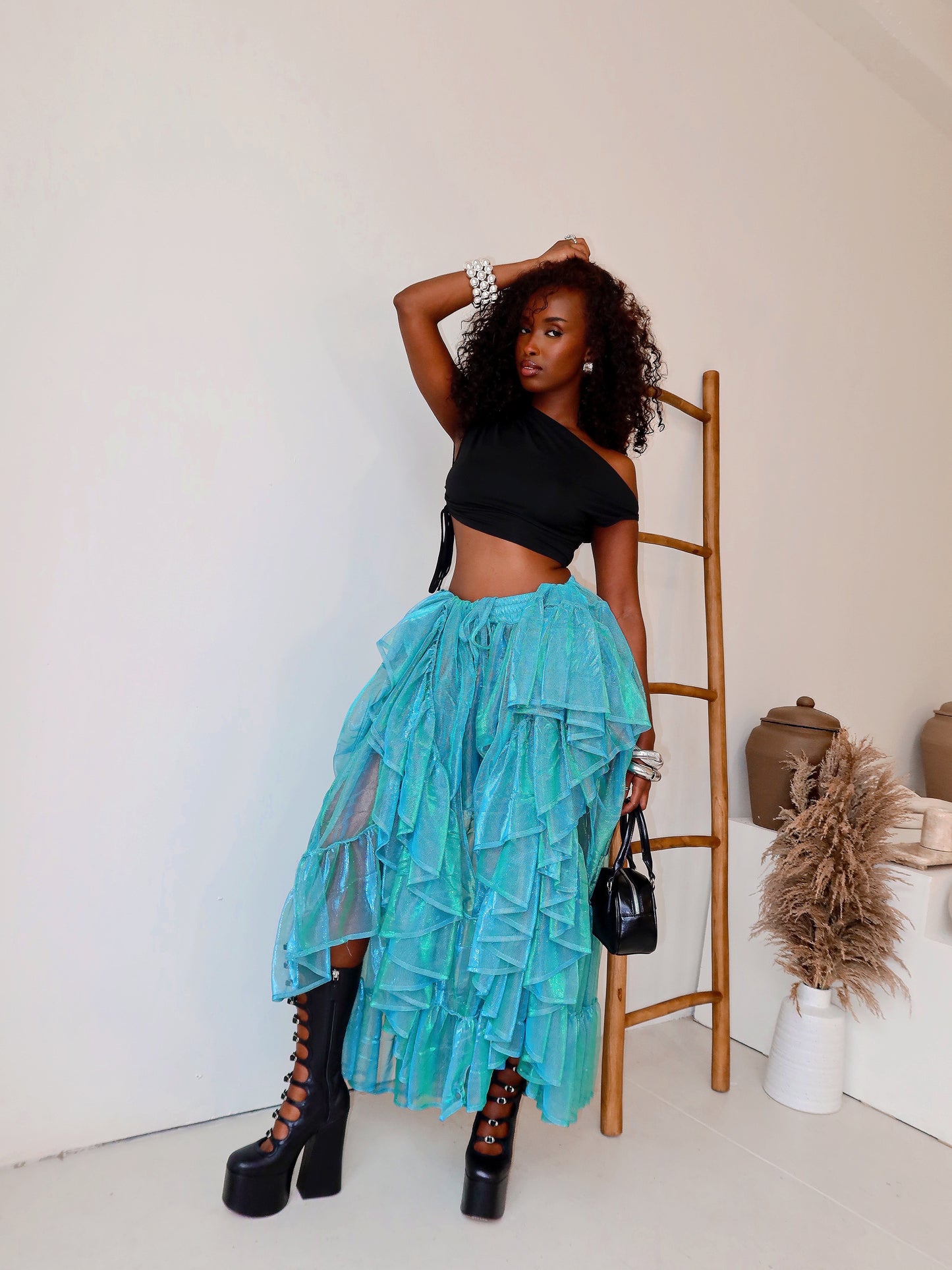 Blakely Multi-Wear Maxi Skirt- Teal