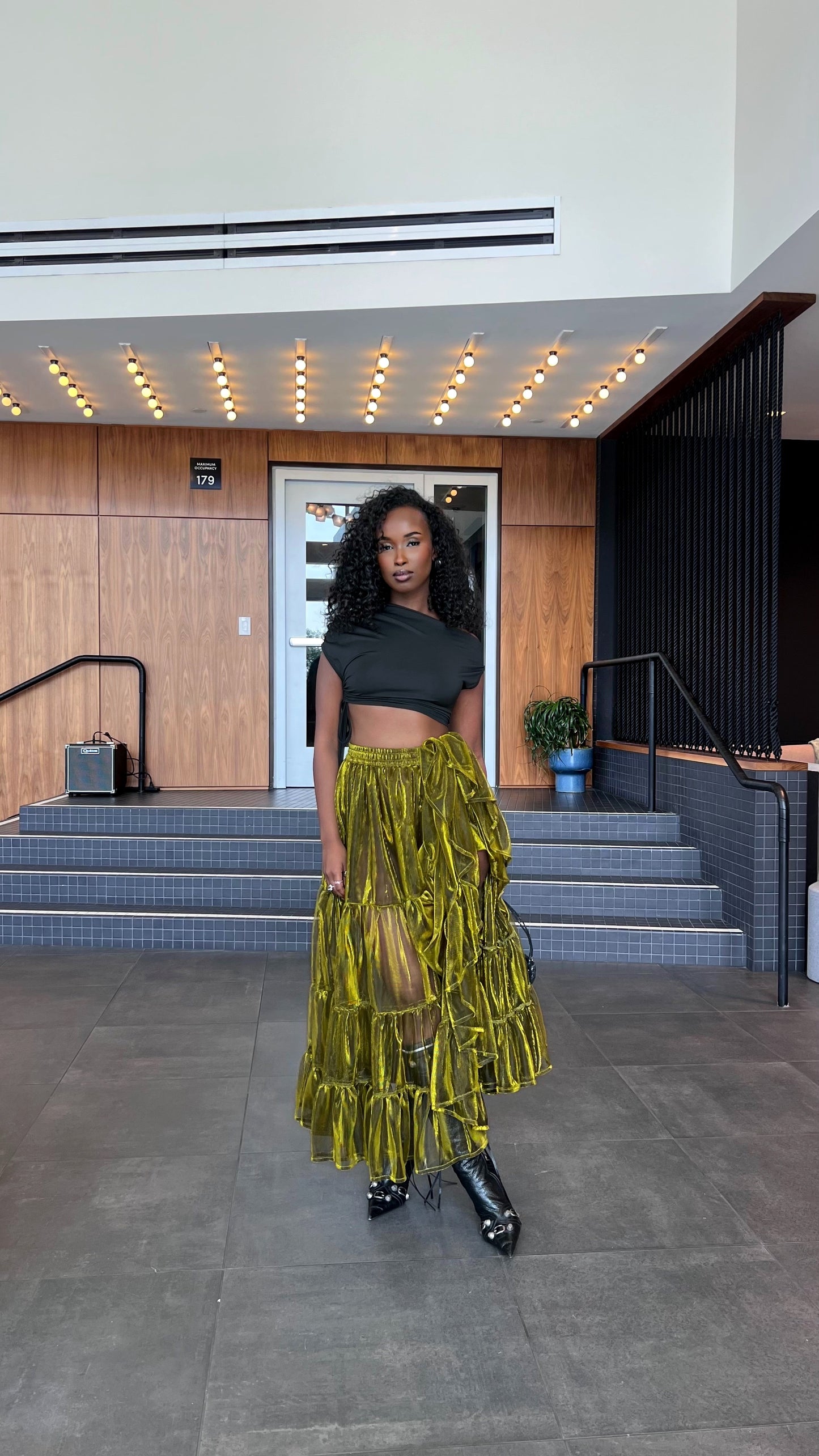 Blakely Multi-Wear Maxi Skirt- Green