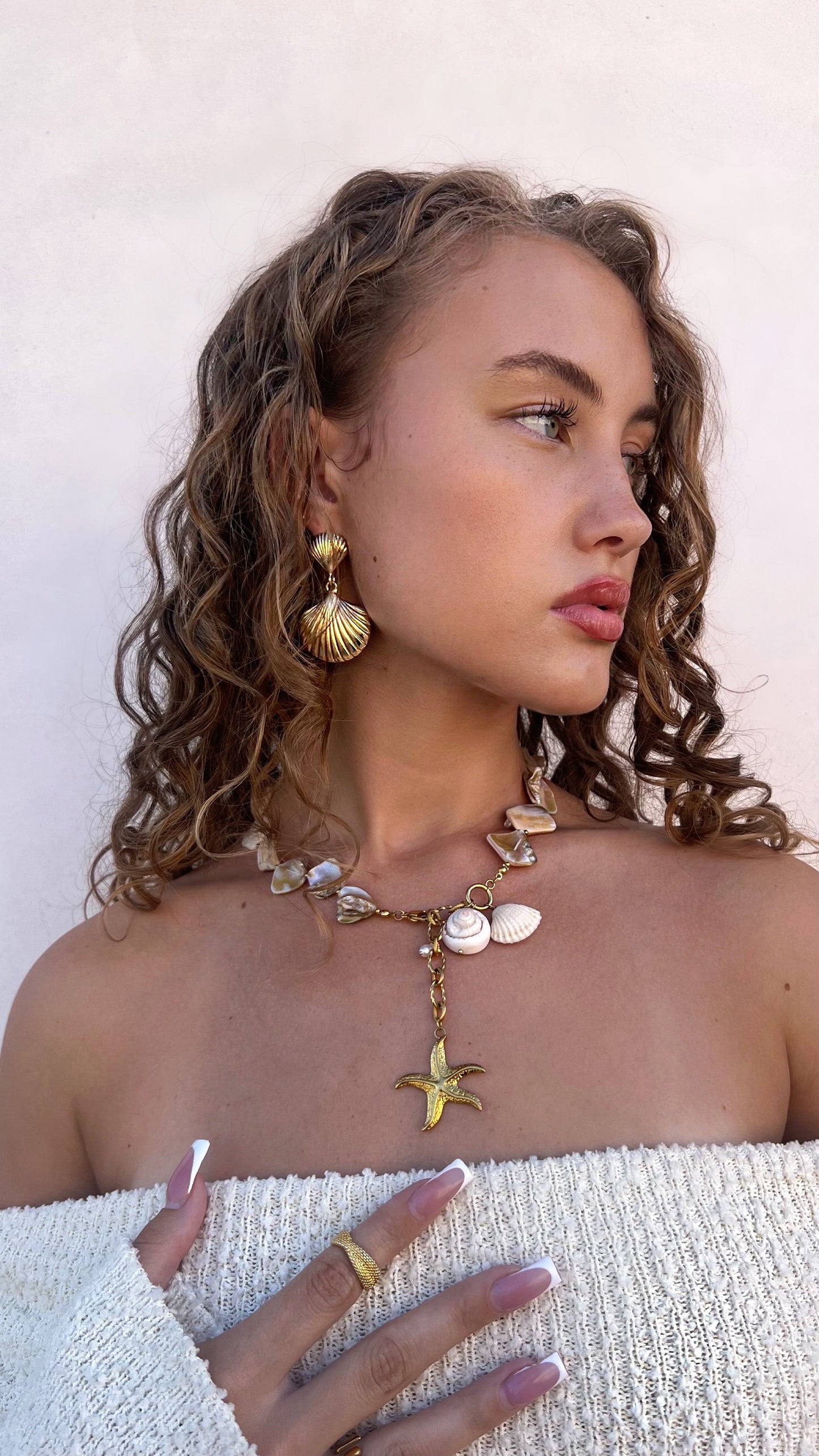 Evelina Seashell Necklace