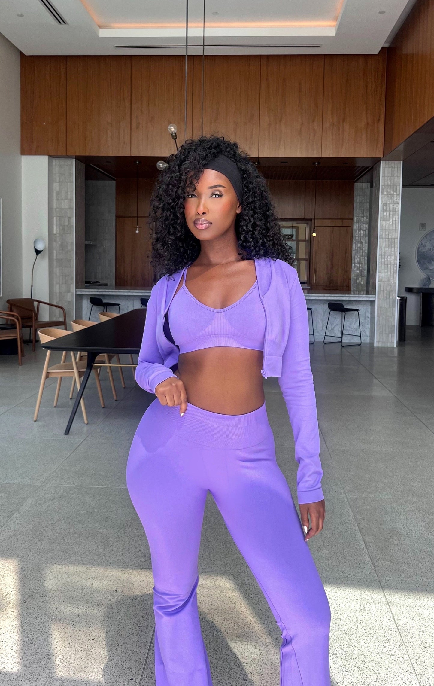 Emilia Active Bra - Lavender