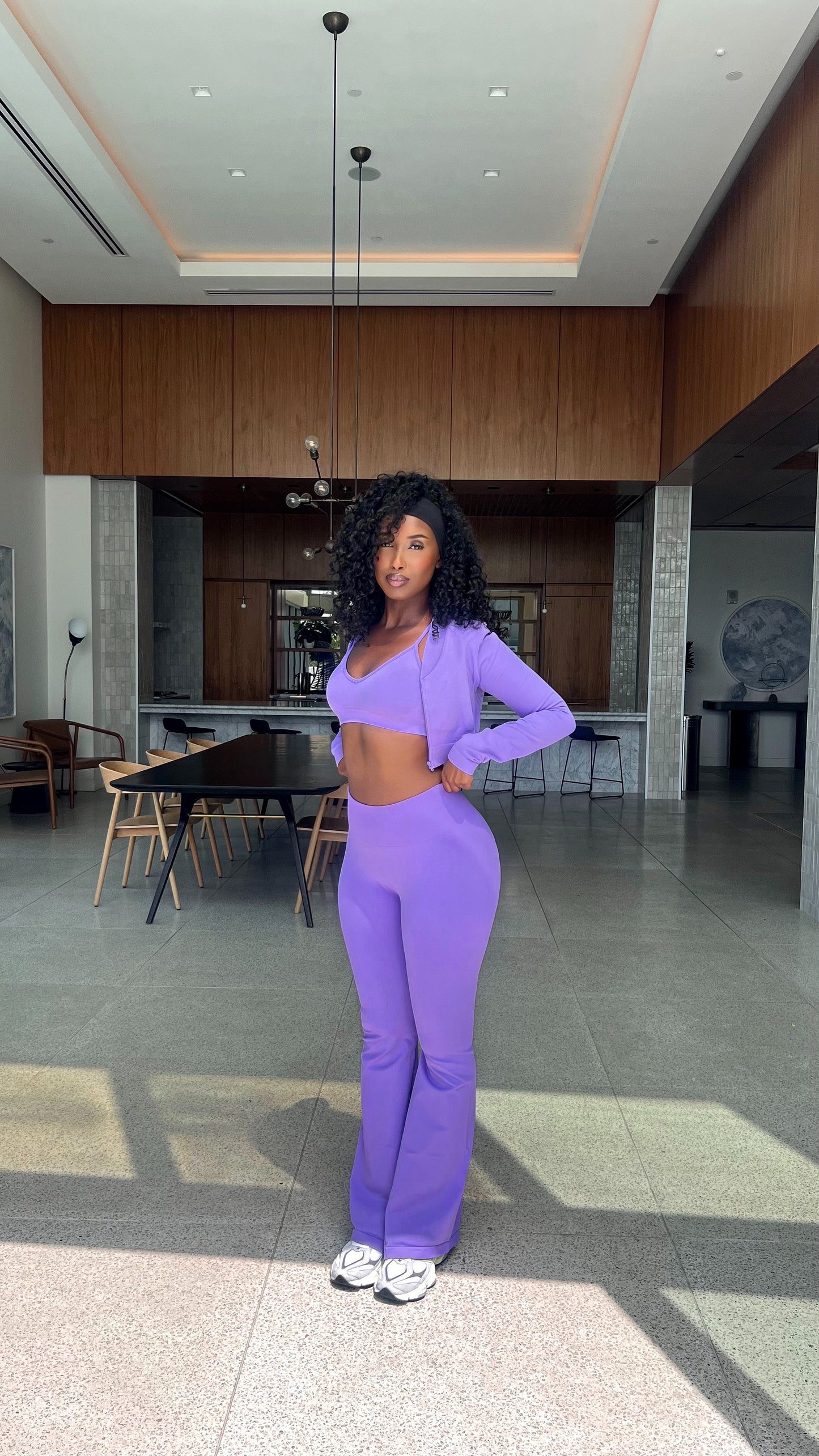 Emilia Active Bra - Lavender