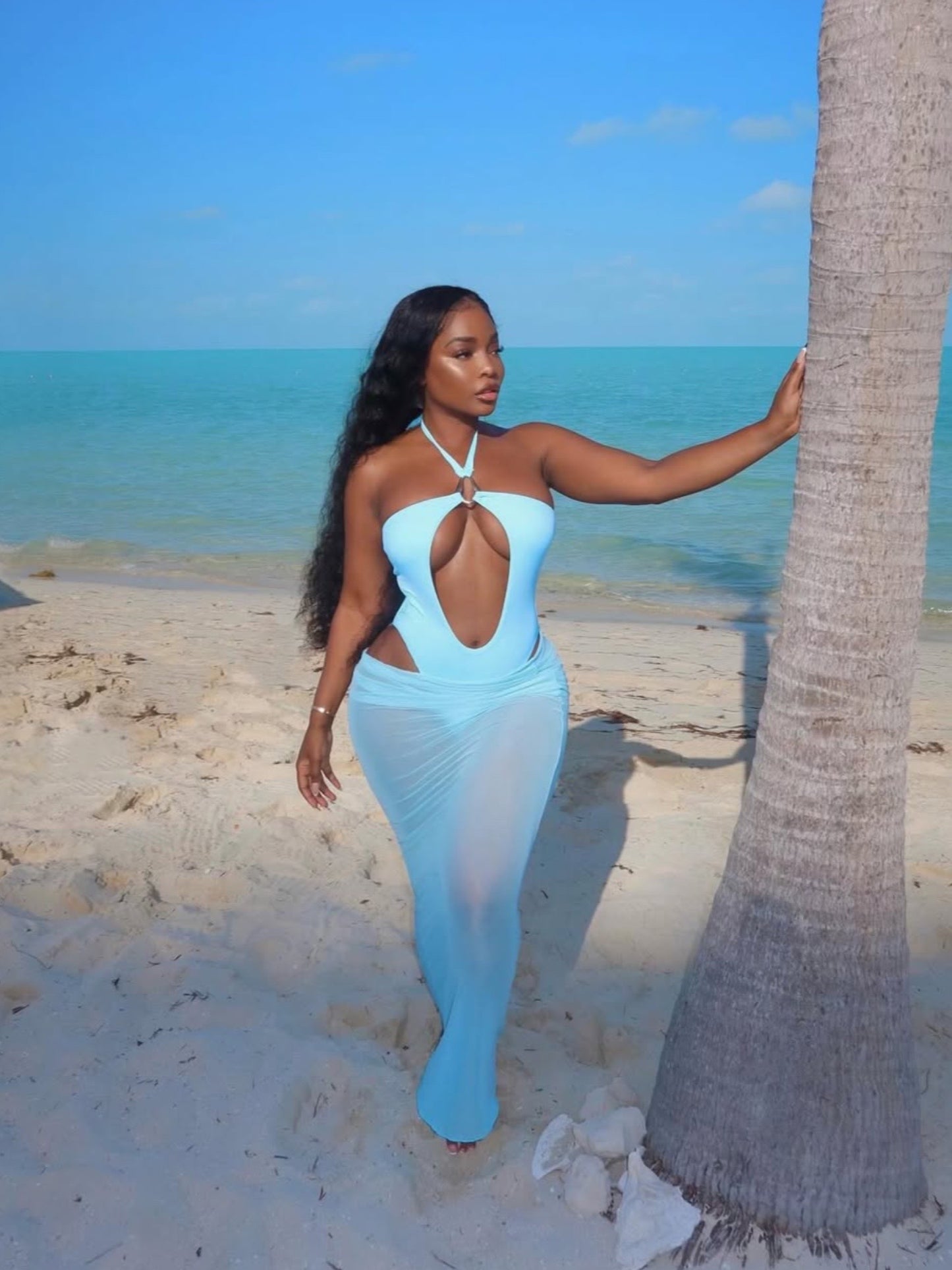 Renee 2pc Swimsuit - Baby Blue