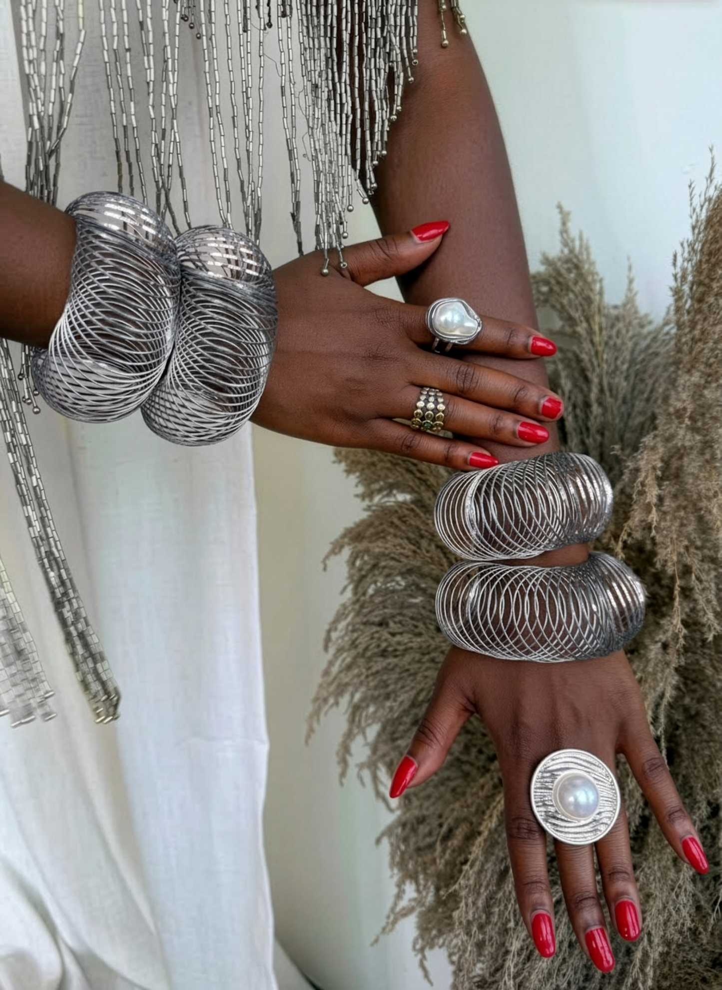 River Bangles - Silver