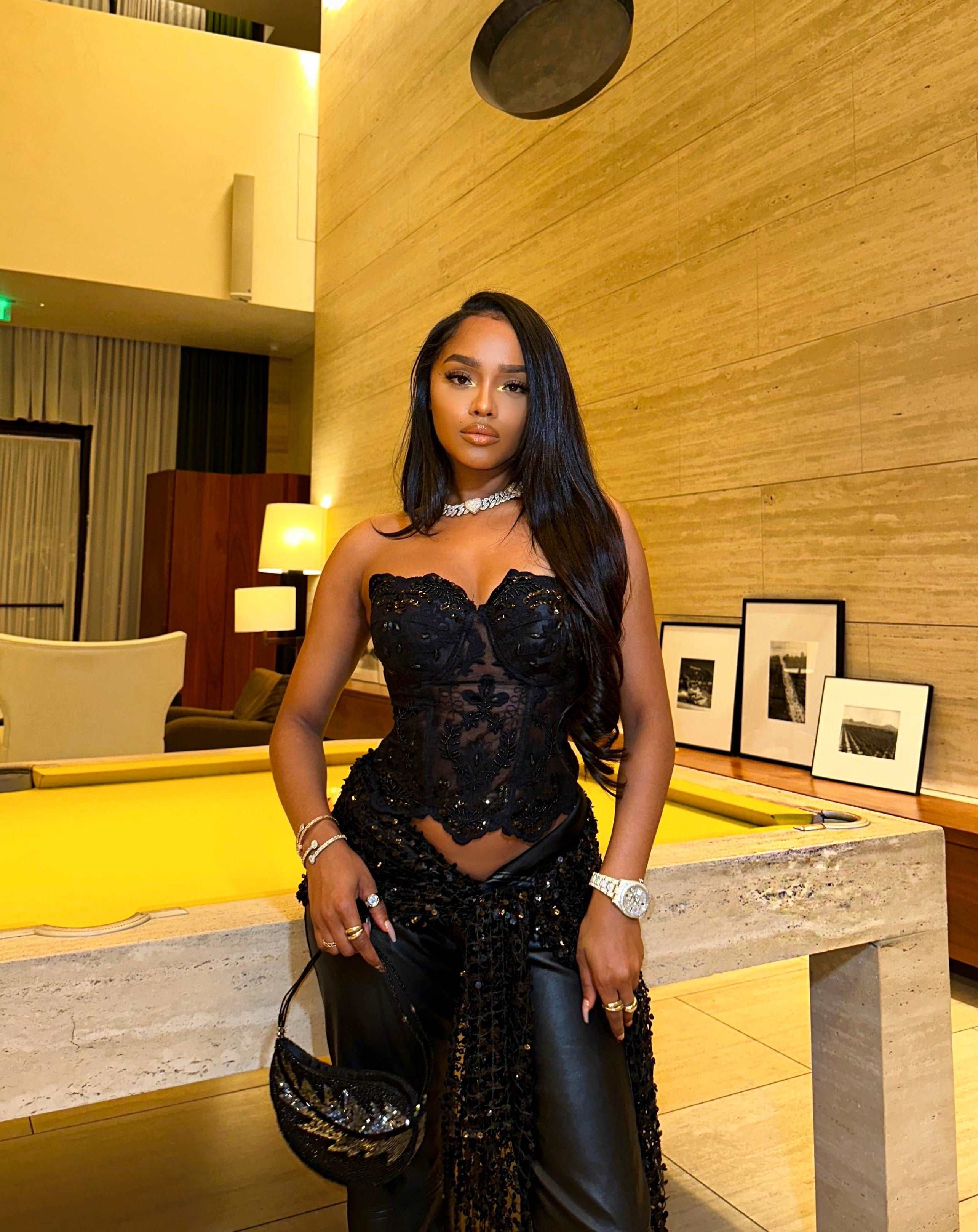 Black Corset Top Back Lace Up Corset Lace Up Back Satin Corset In