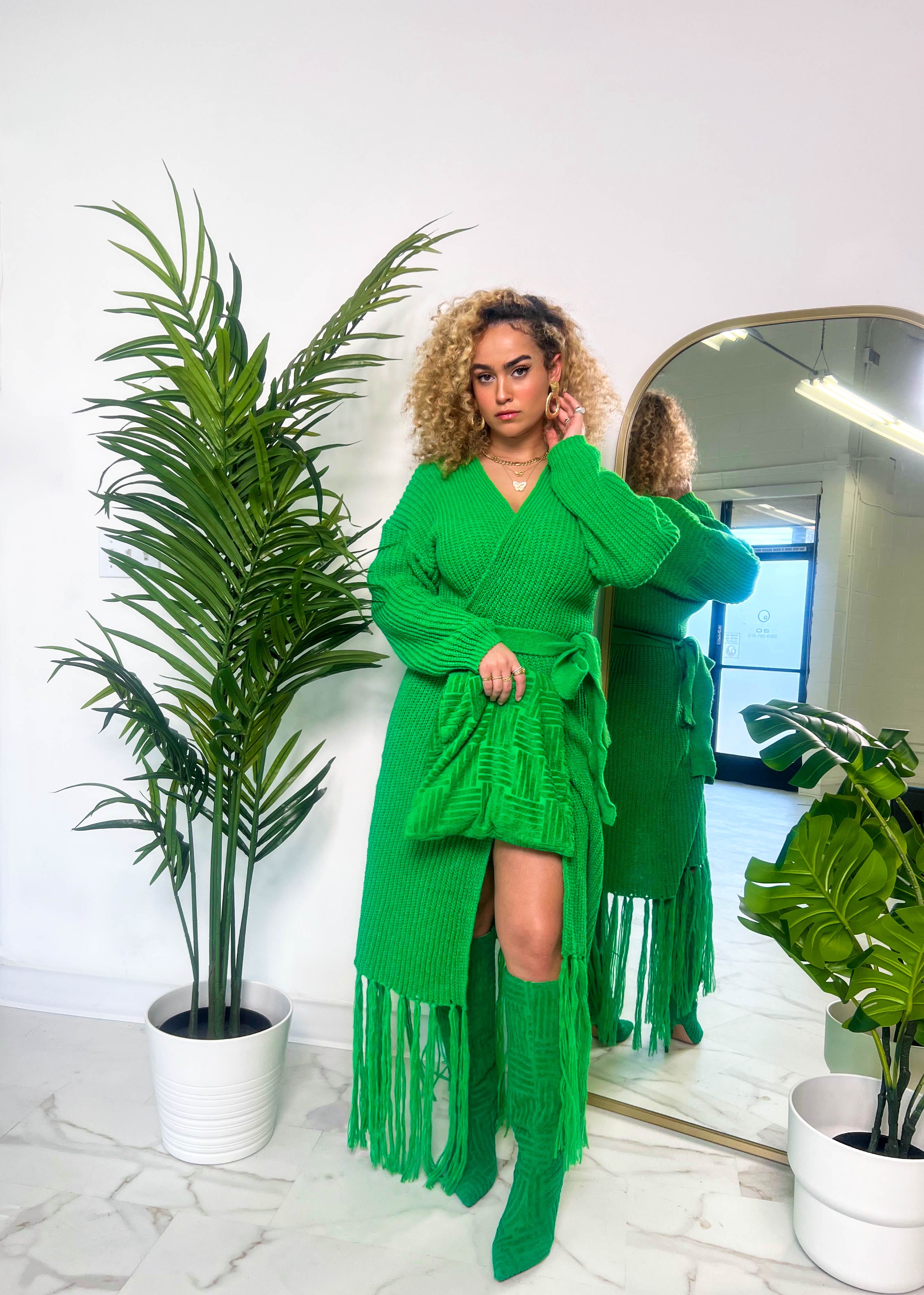 Kourt Sweater Emerald Green