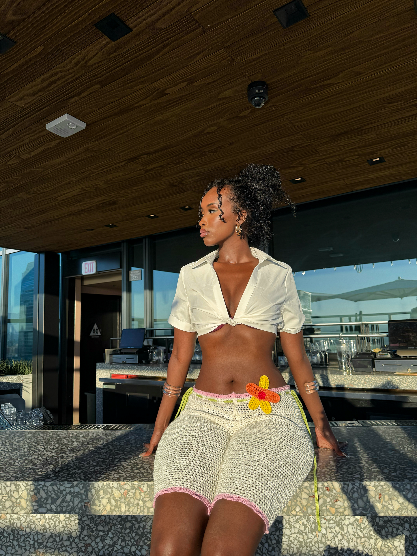 Liora Crochet Capri
