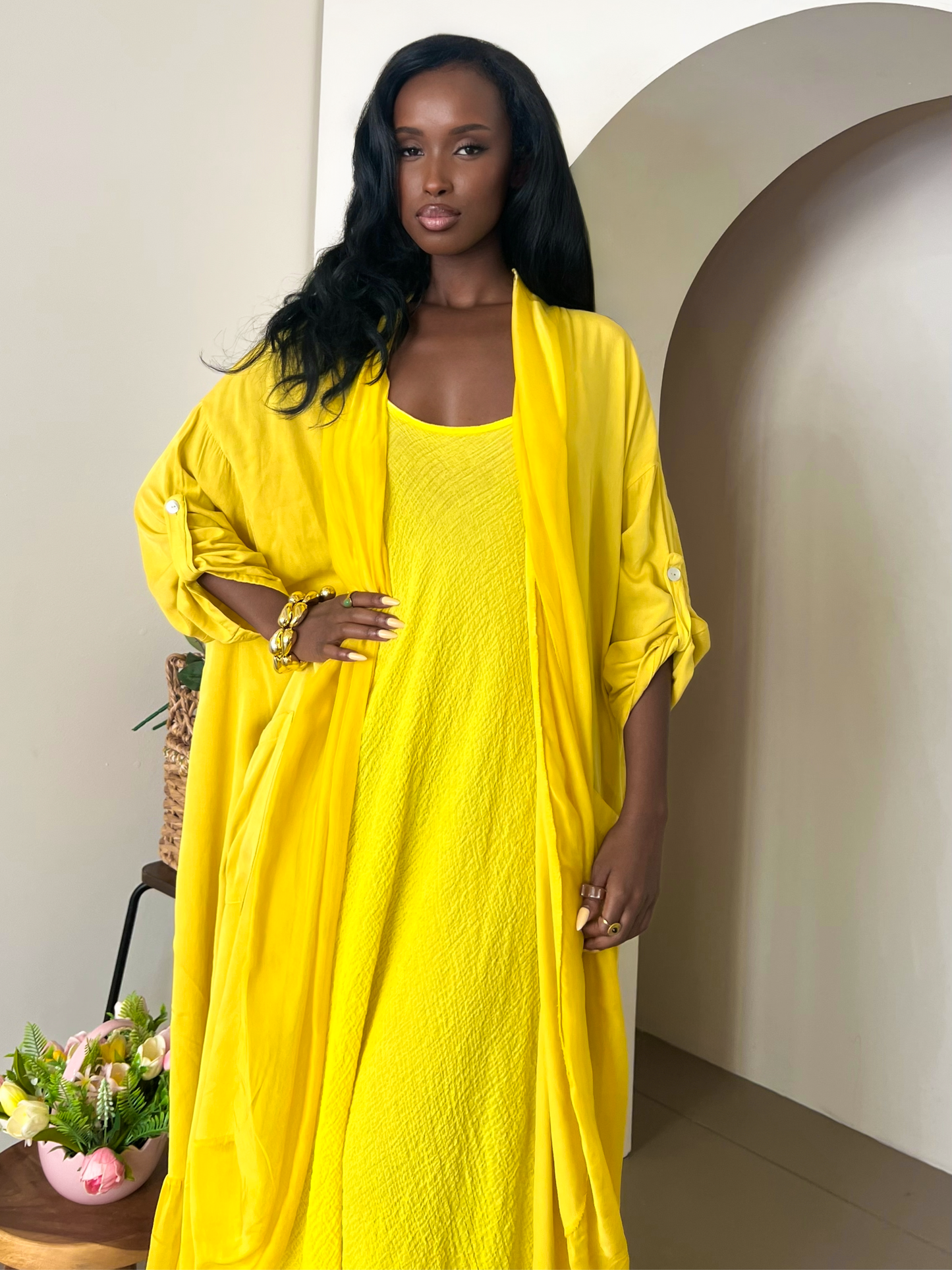 Mayari Shawl - Yellow