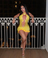 Fari Mini Dress - Yellow