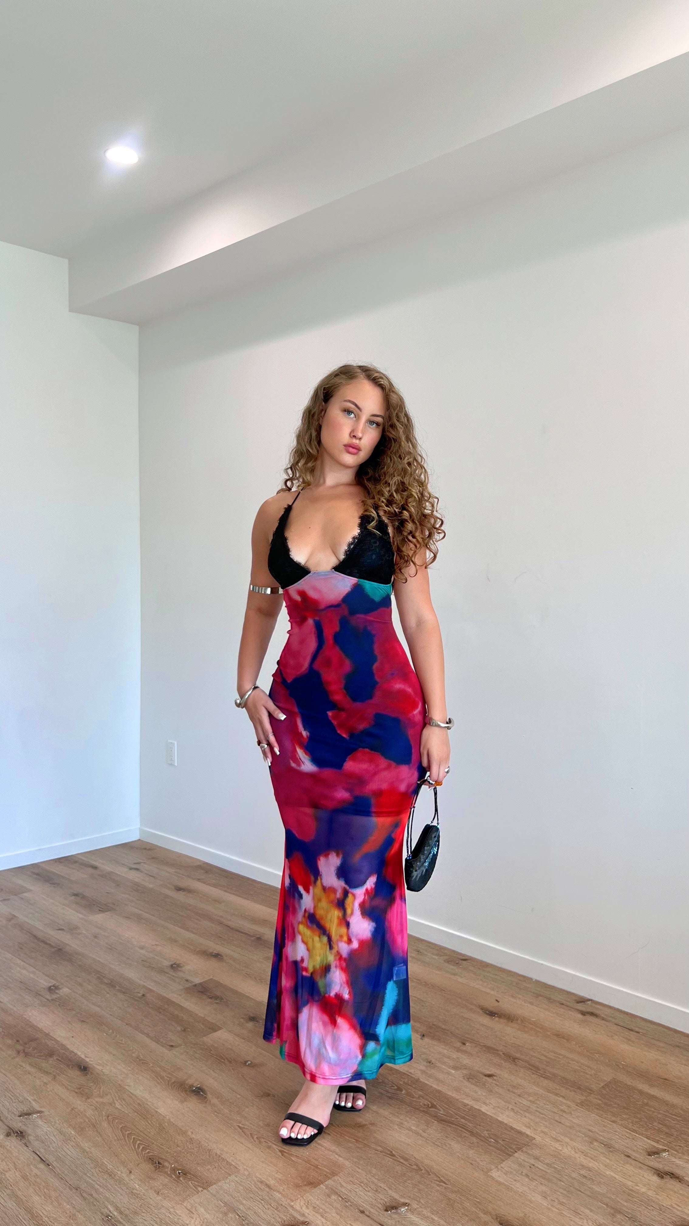 Selena Maxi Dress - Deep Brown