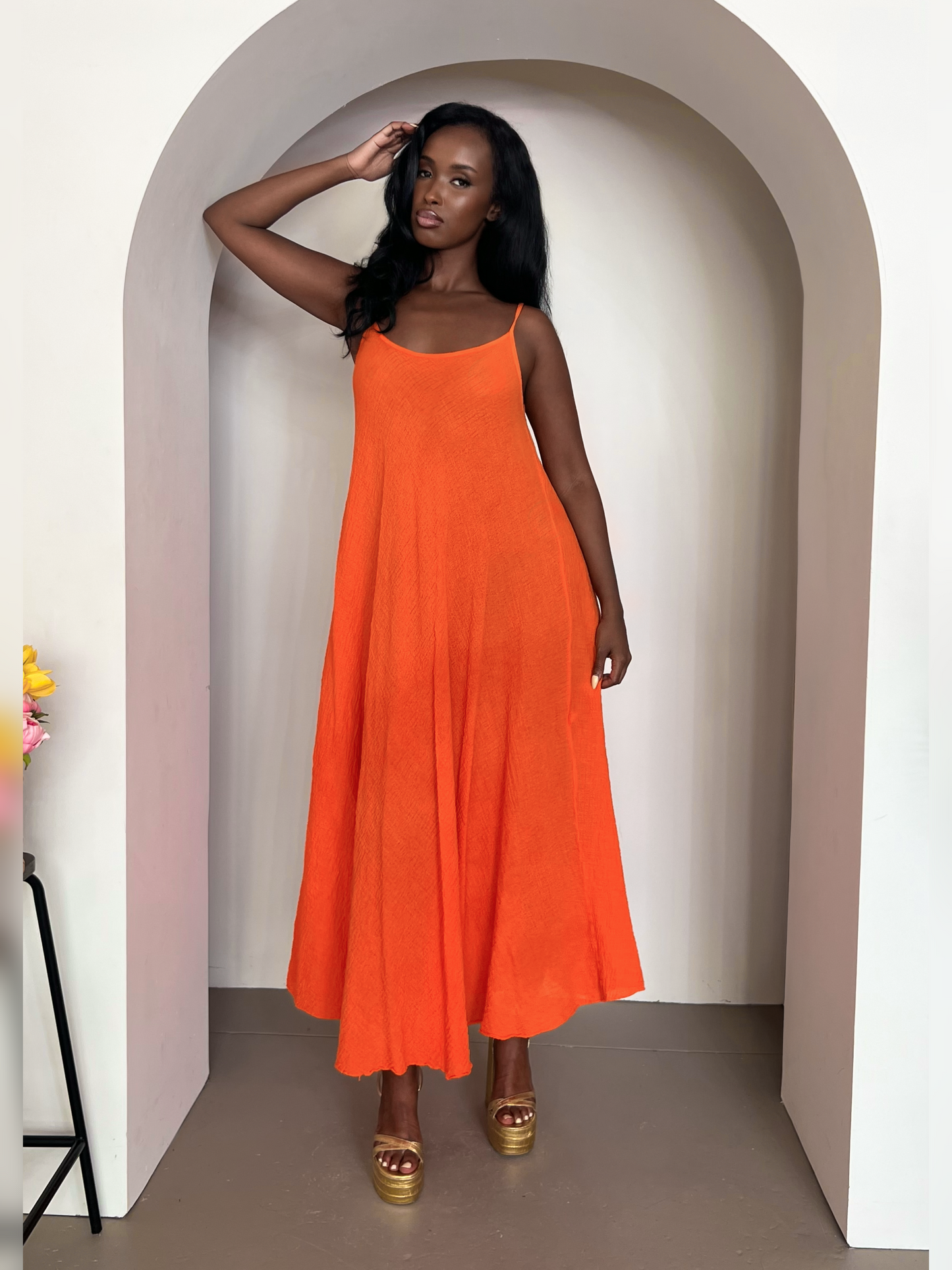 Mayari Shawl - Orange
