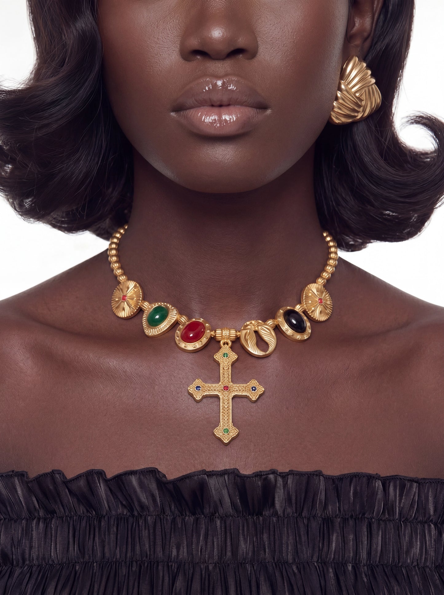 Rima Cross Necklace