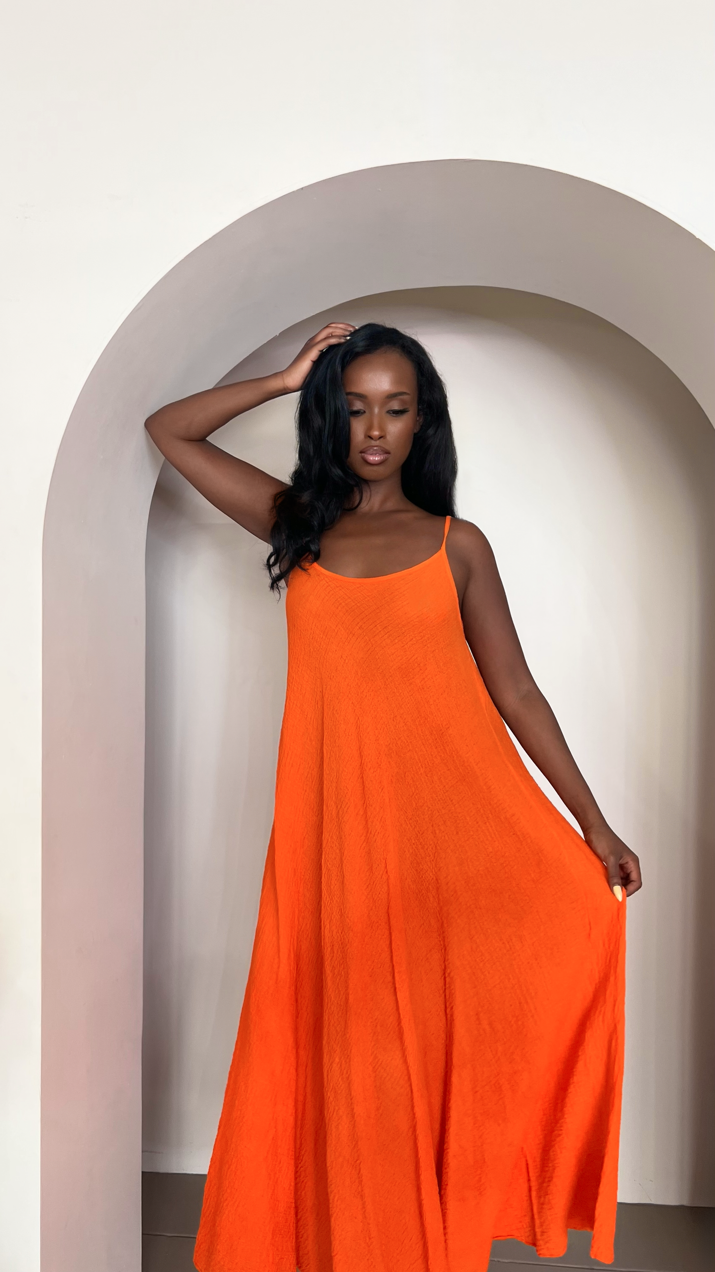 Mayari Shawl - Orange