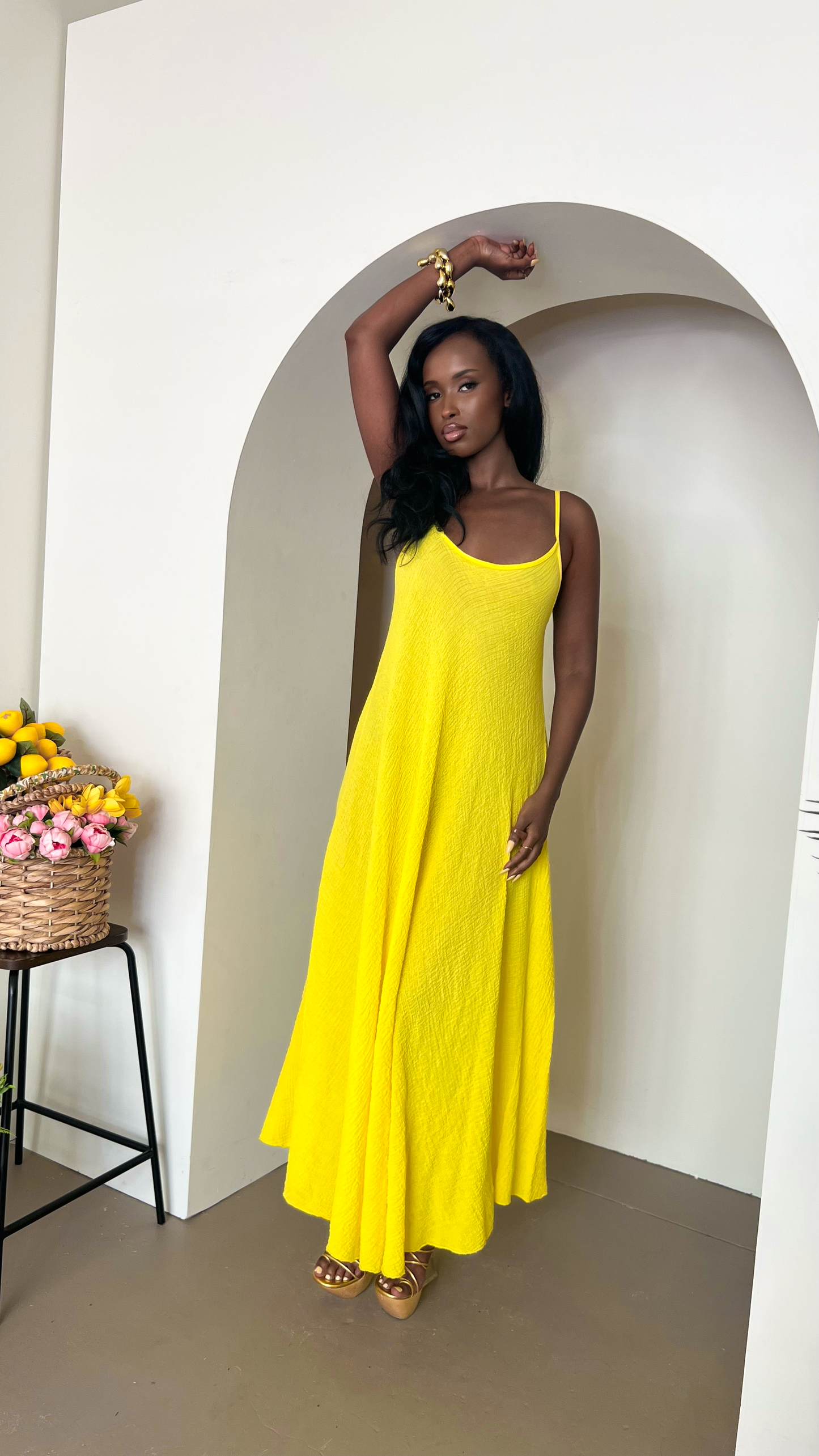 Mayari Shawl - Yellow