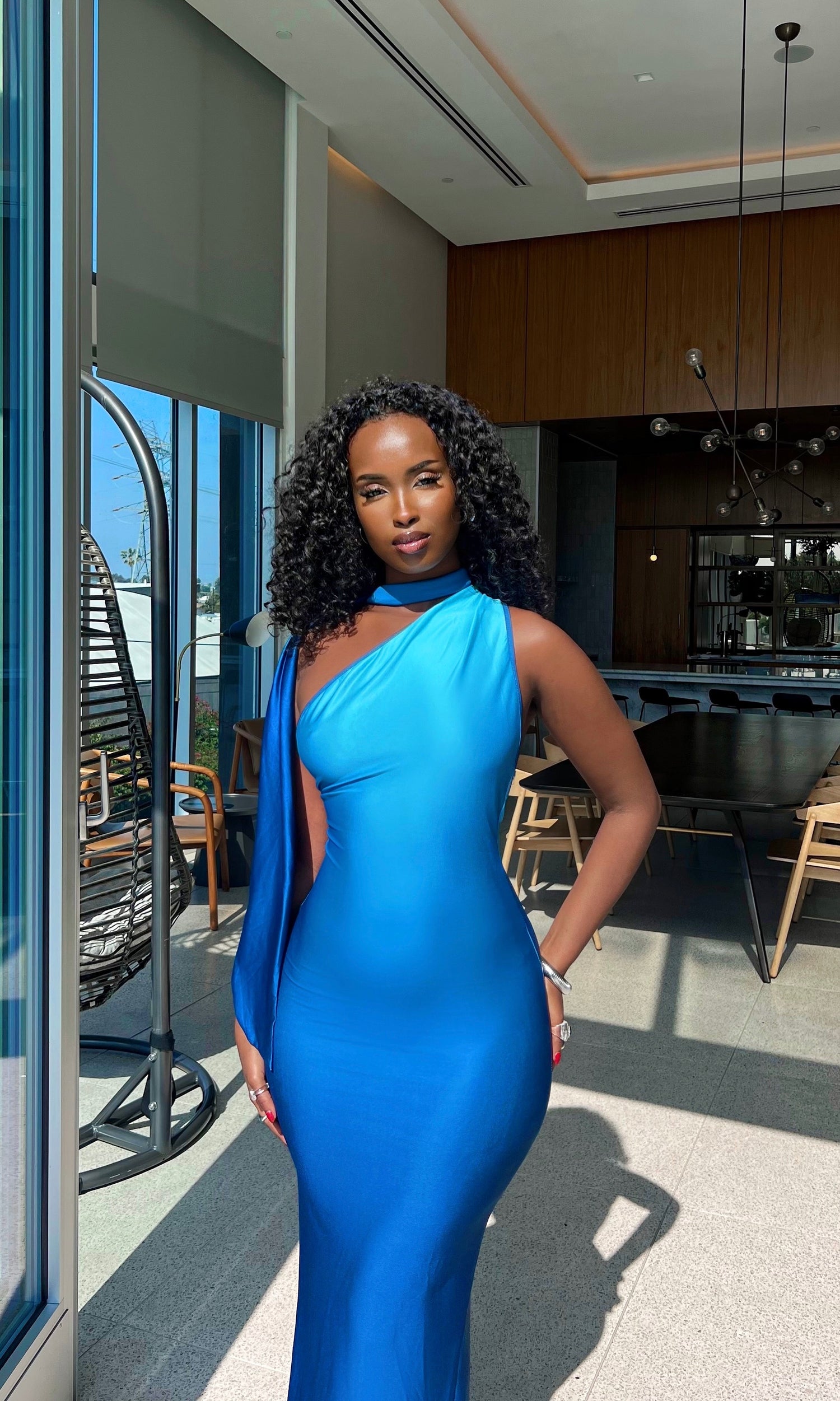 blue dress photo Fashion Nova Blue Dress