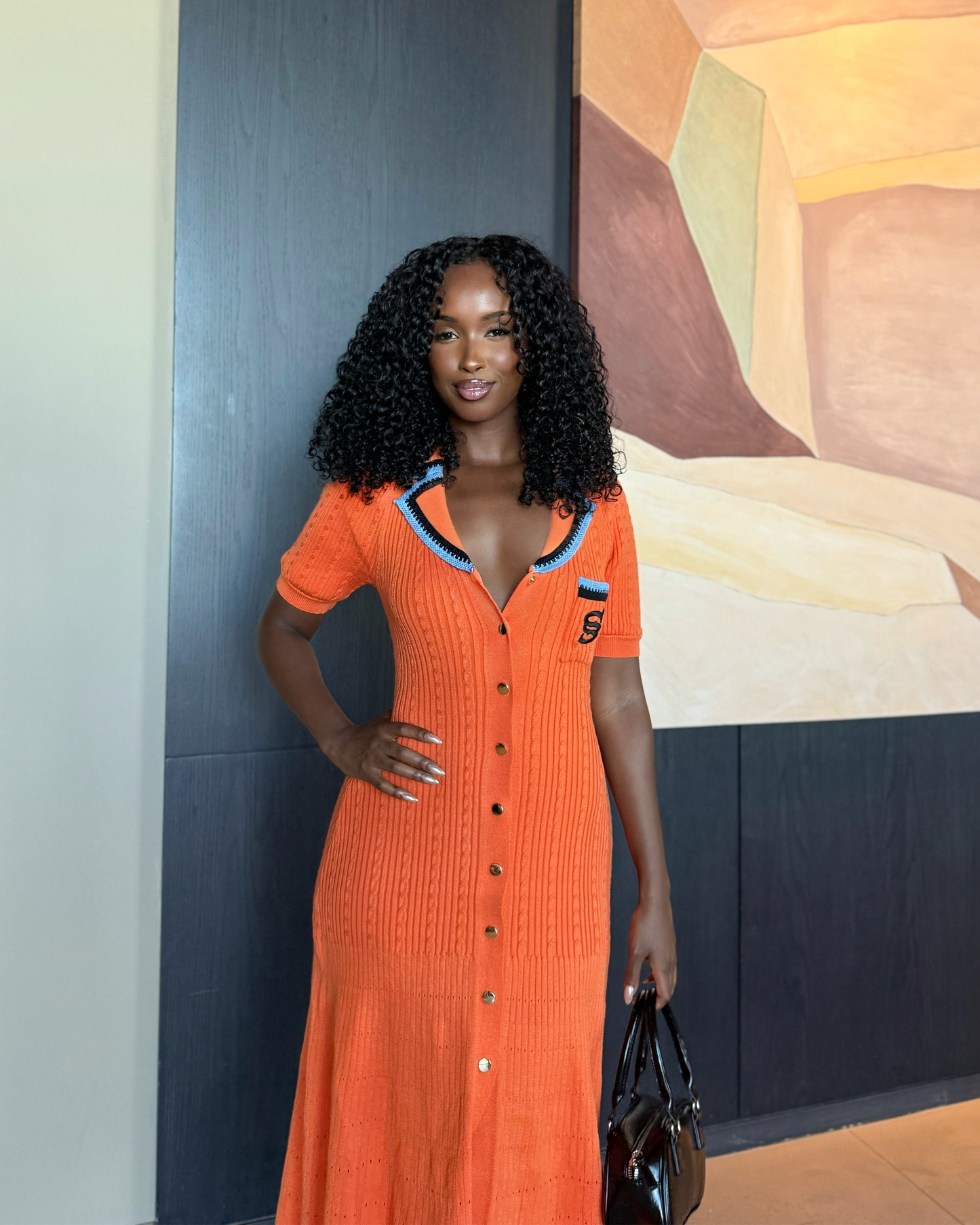 Aurelia Dress - Orange