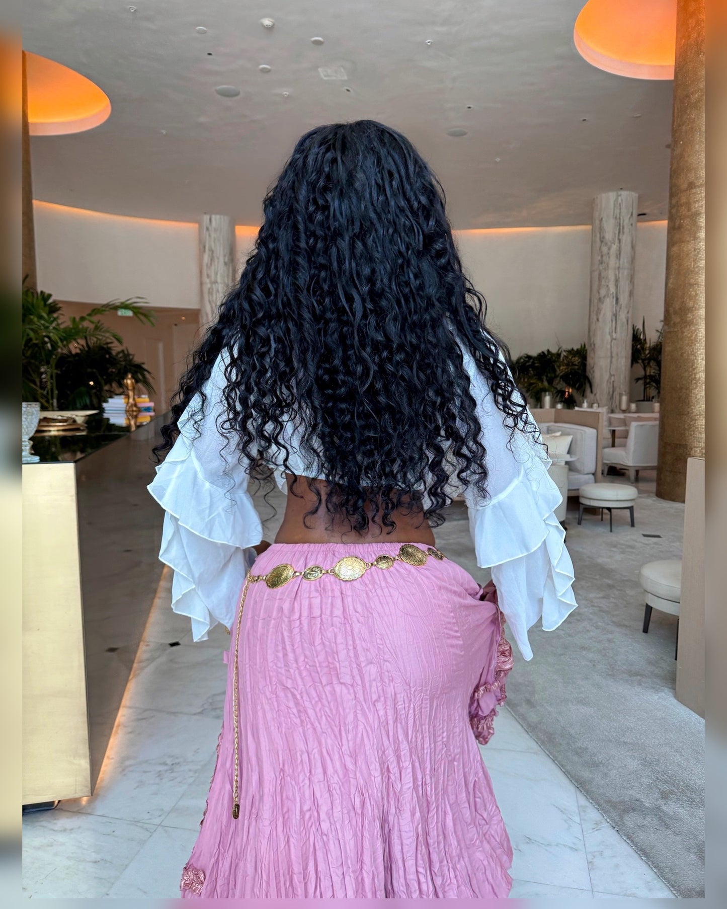 Riley Maxi Skit - Pink
