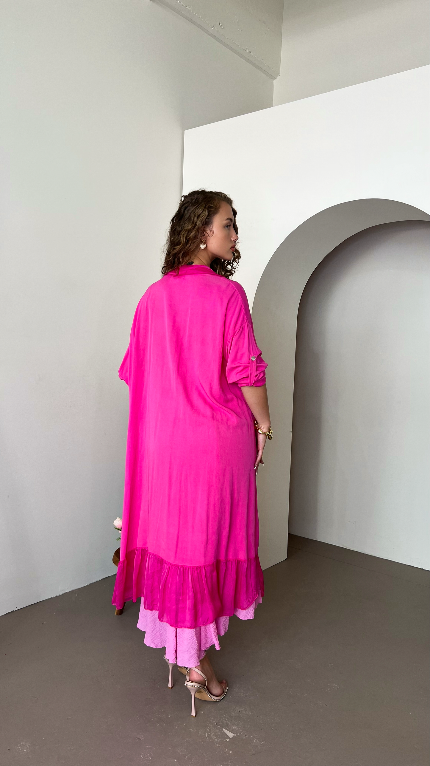 Sofia Maxi Dress - Baby pink