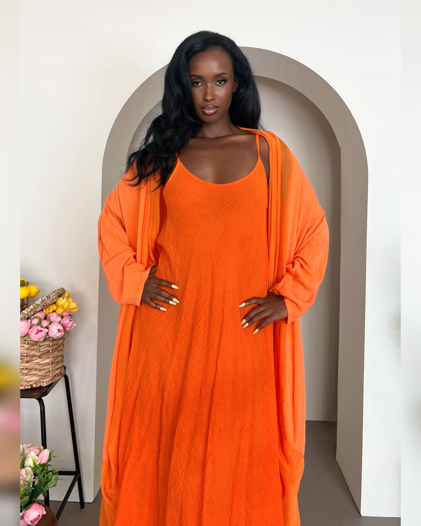 Mayari Shawl - Orange