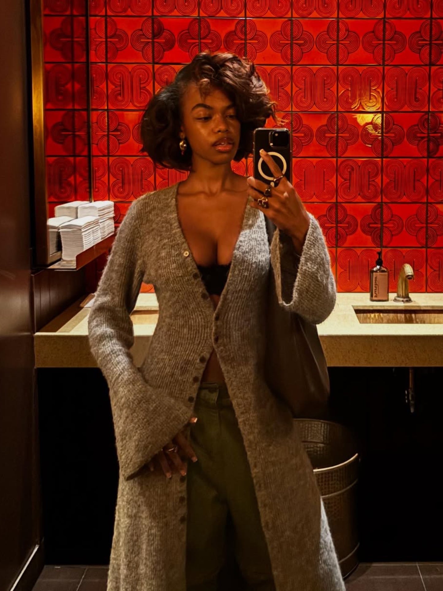 Stormie Maxi Sweater - Grey