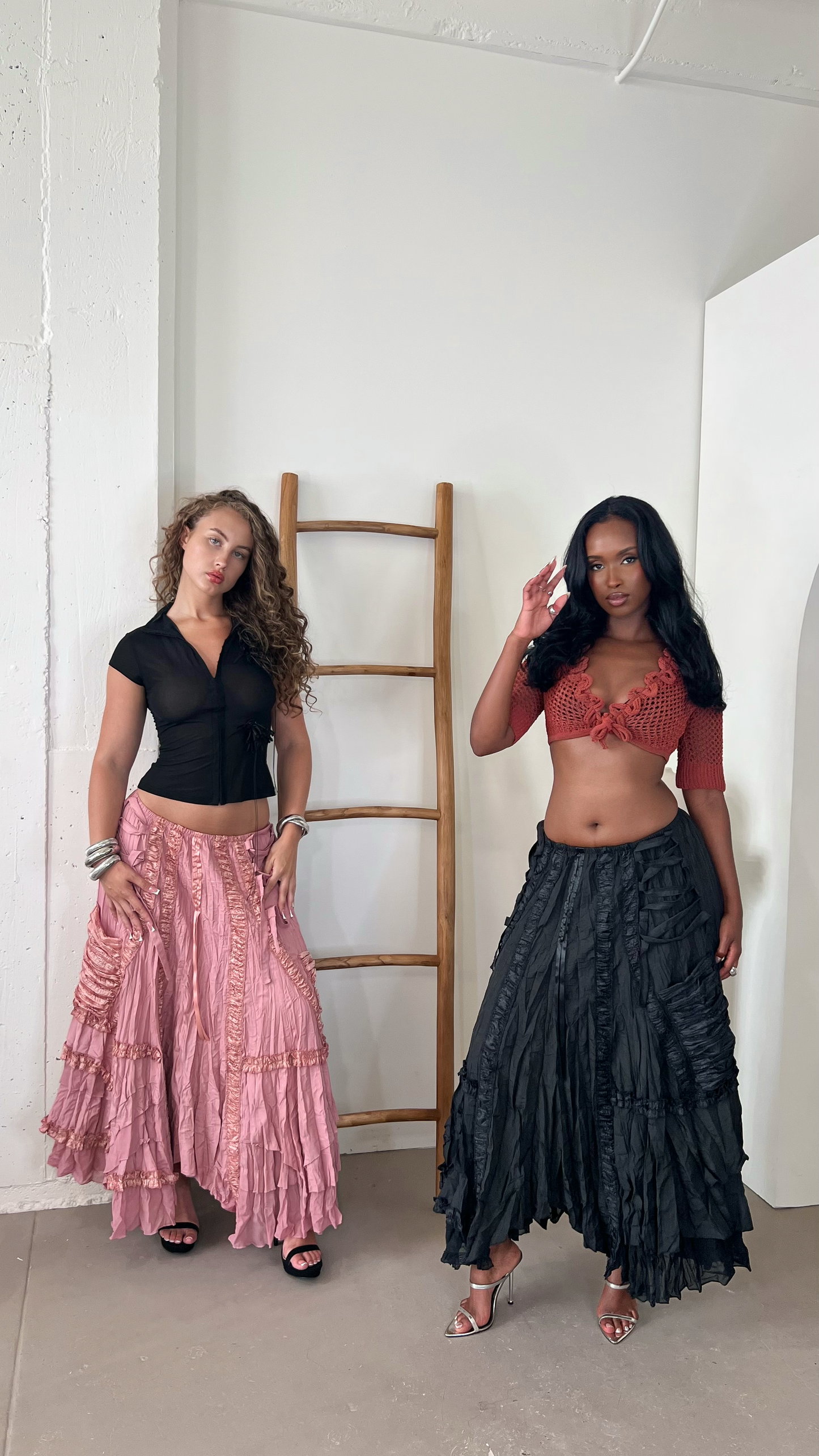 Riley Maxi Skit - Pink