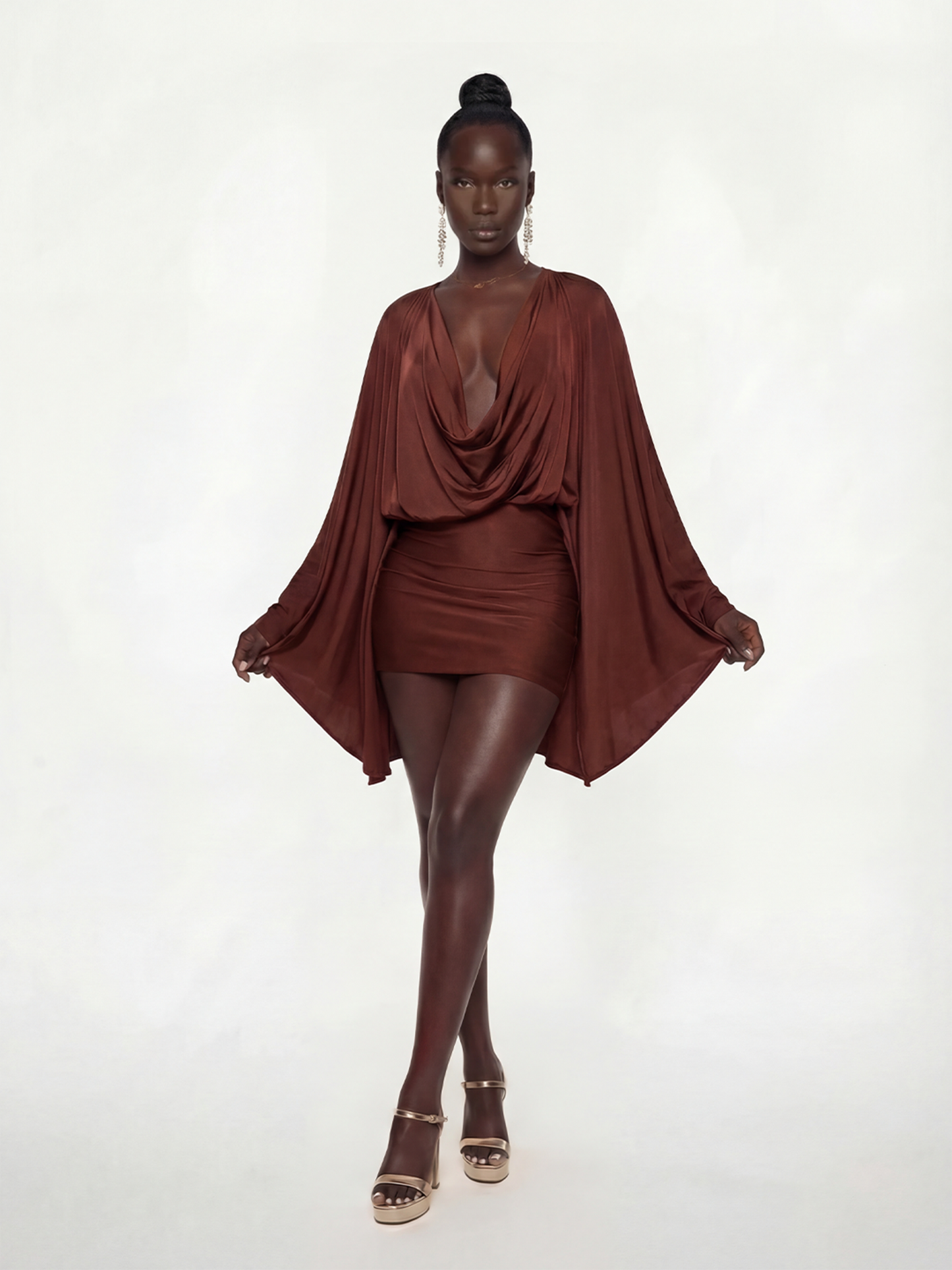 Alvita Dress - Brown Alvita Dress - Brown