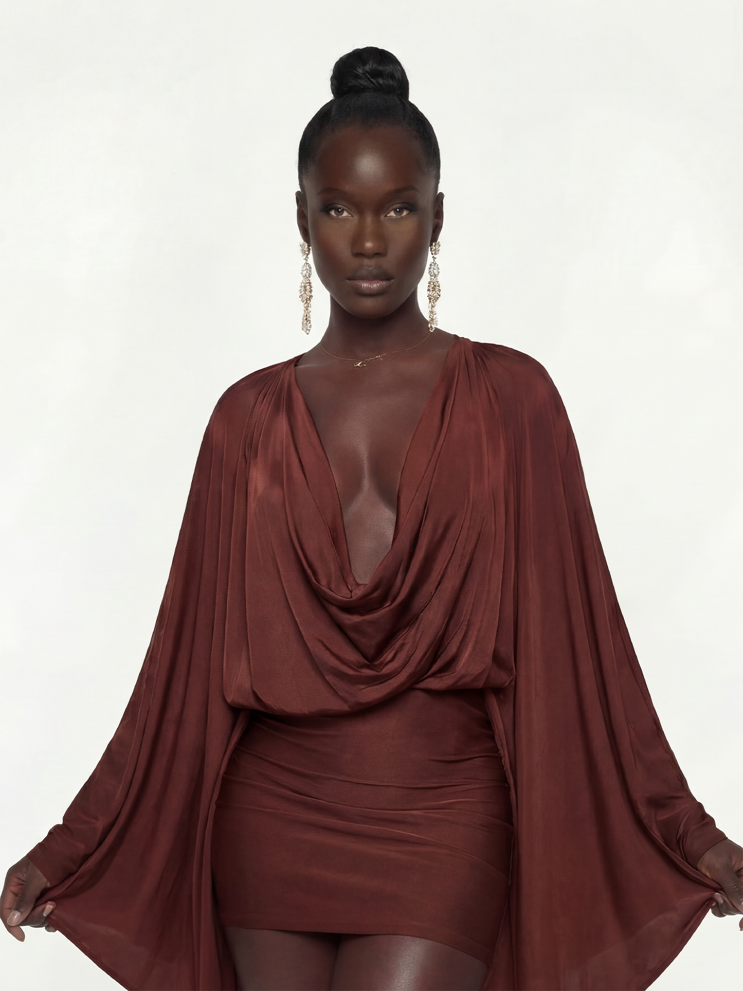 Alvita Dress - Brown