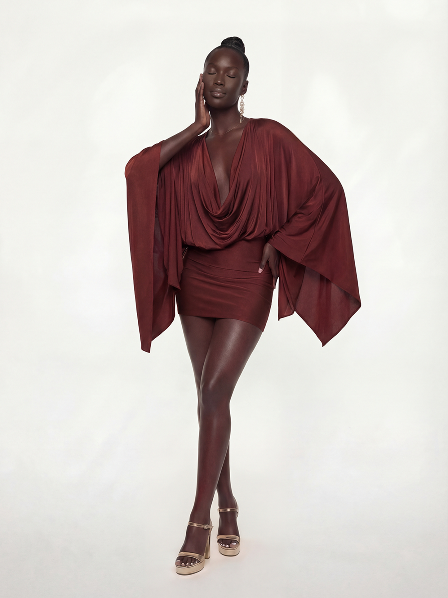 Alvita Dress - Brown