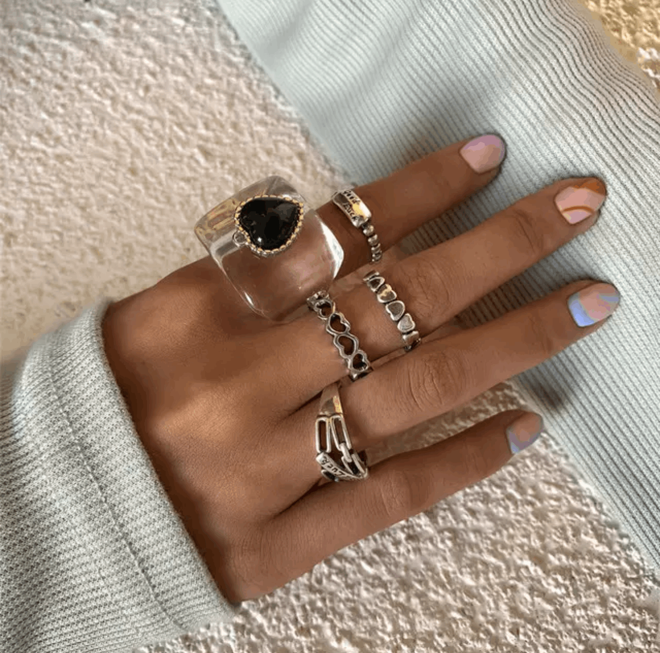 Aria 5pc Ring Set