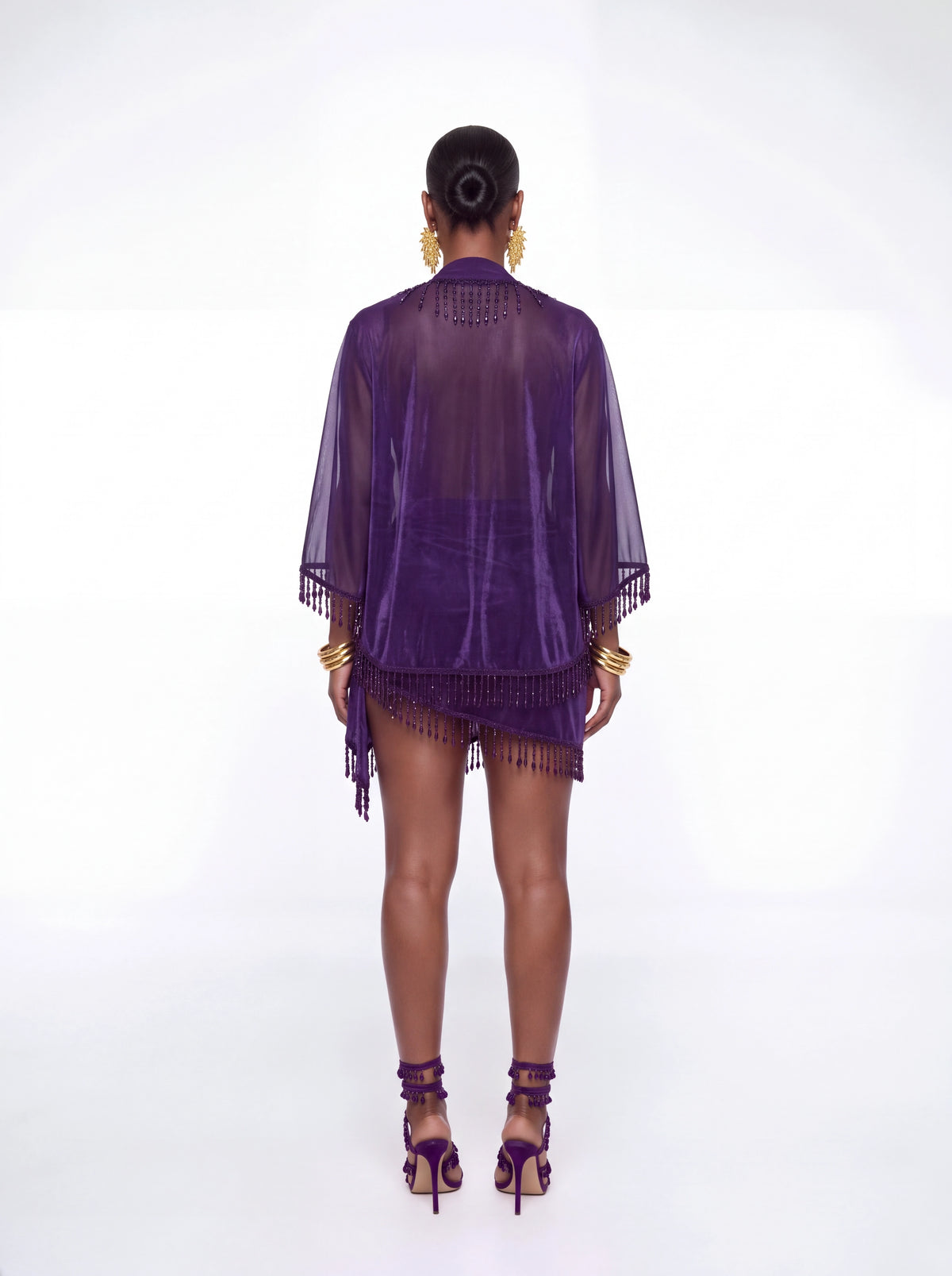 Clio Shawl- Purple