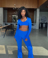 Emilia 3pc Pants Set - Cerulean Blue