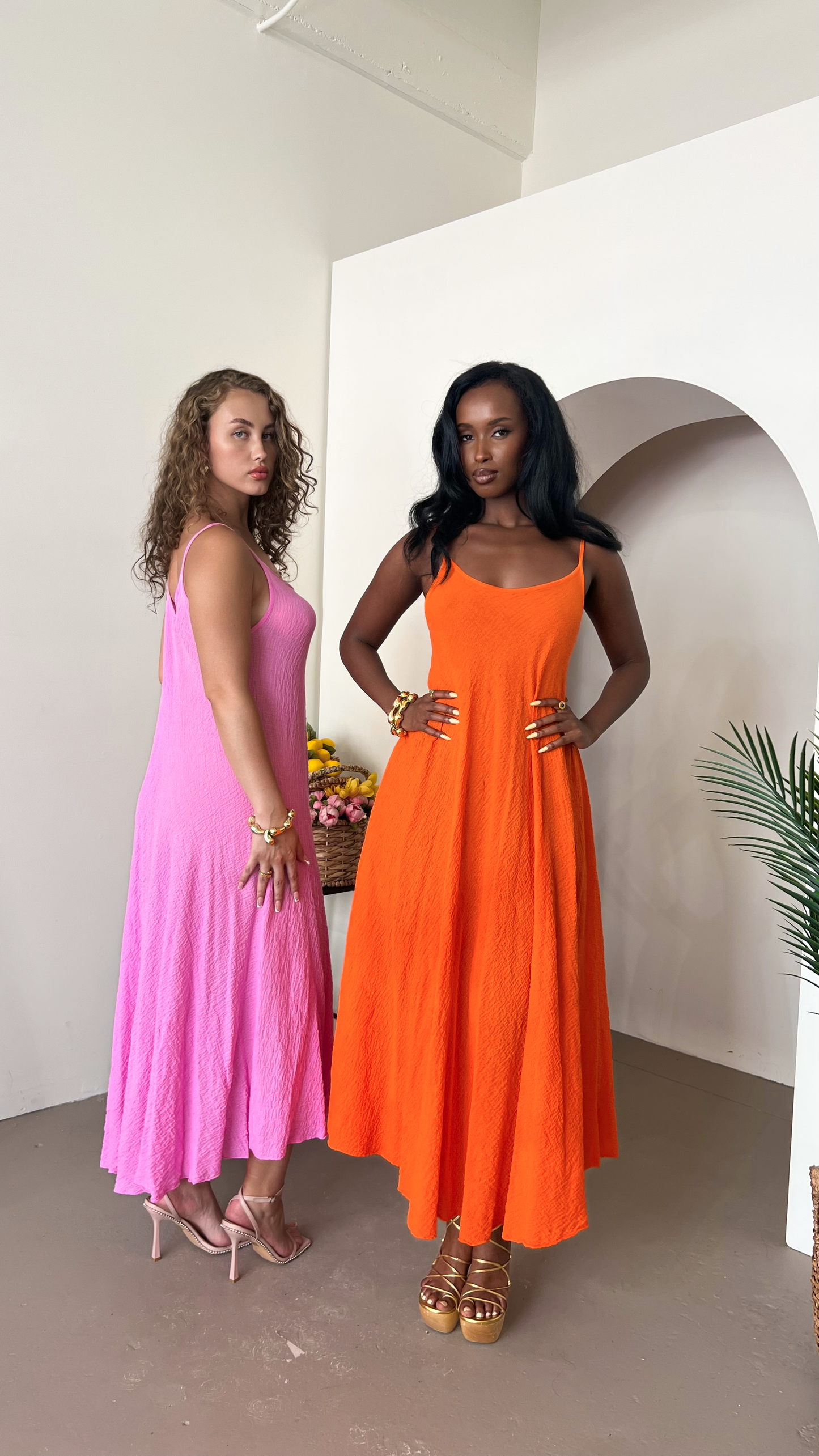 Sofia Maxi Dress - Orange
