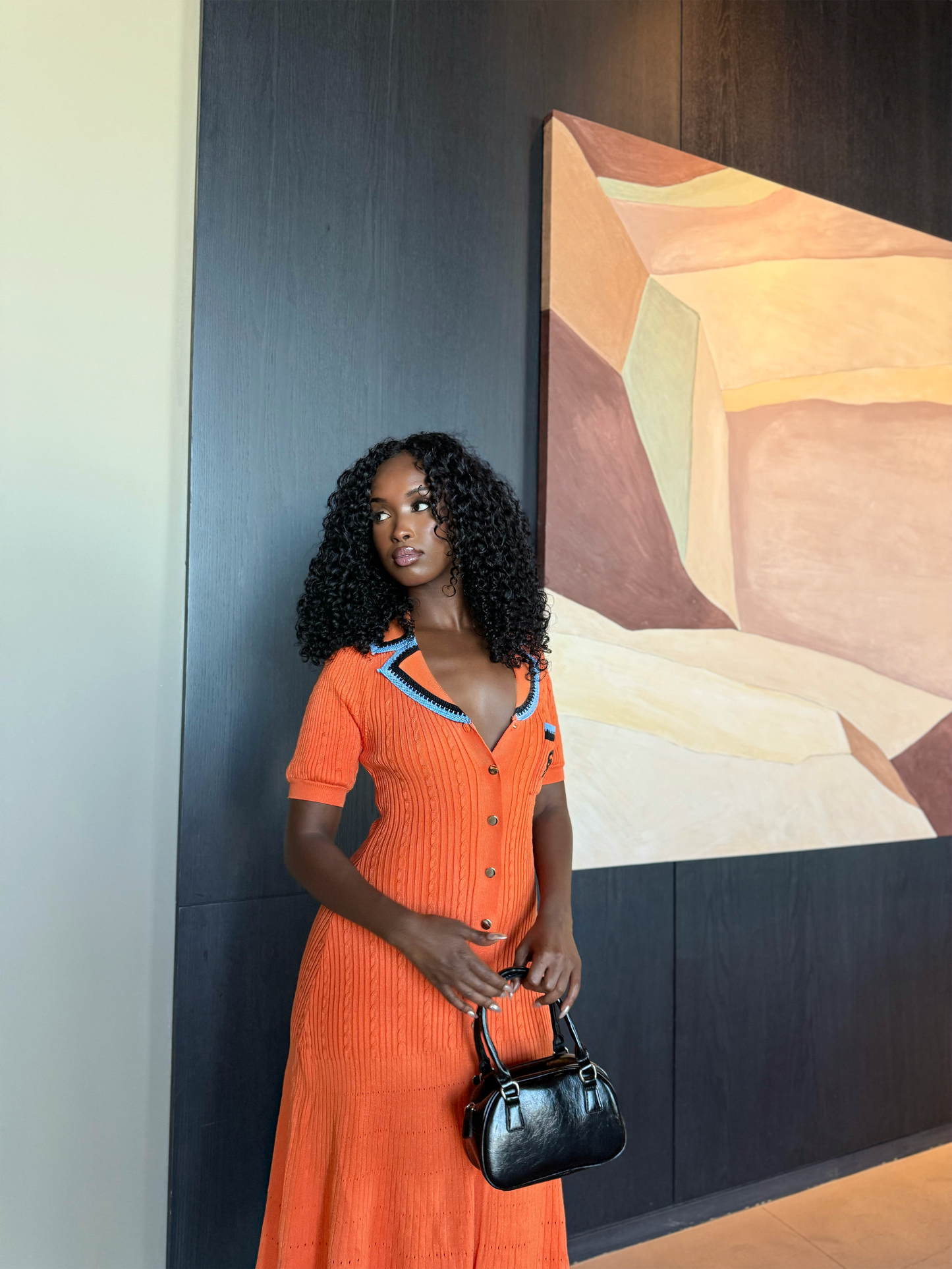Aurelia Dress - Orange