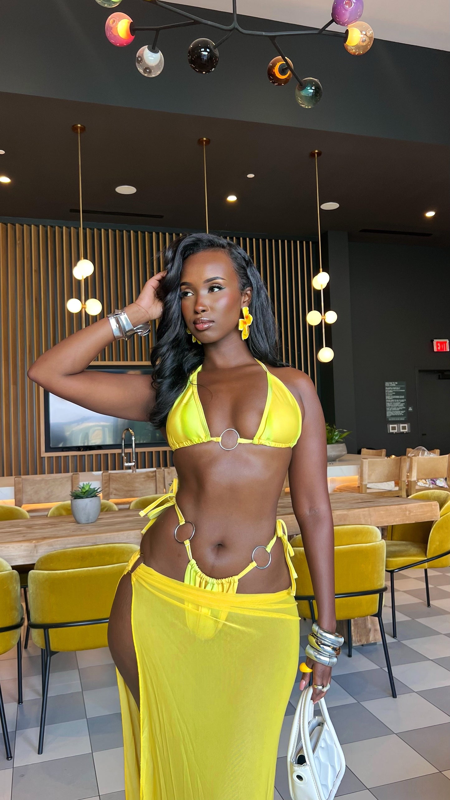 Desire 3pc Swimsuit - Yellow