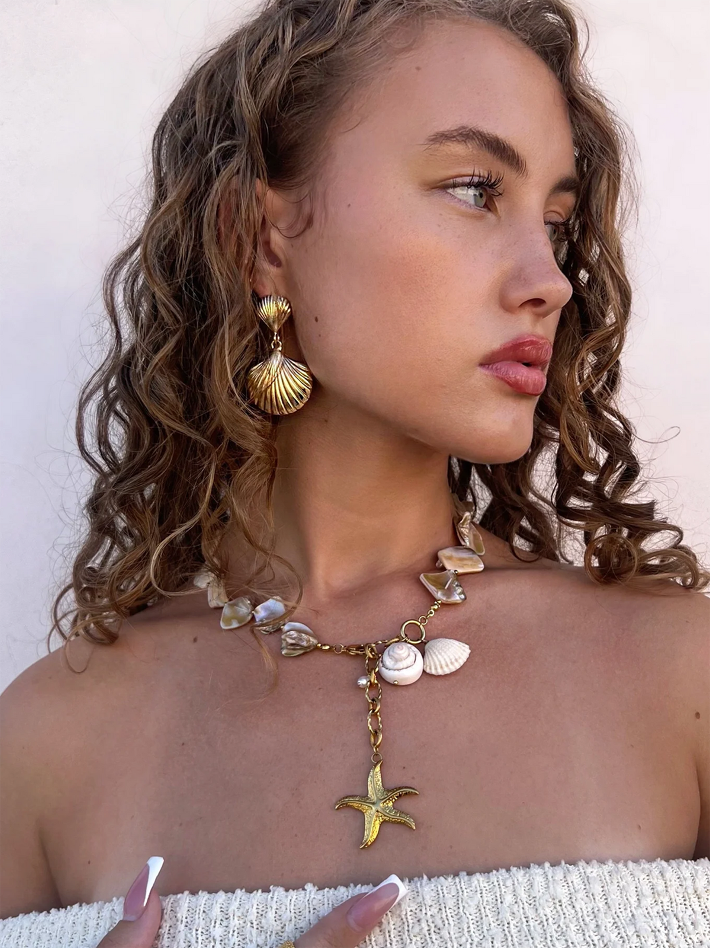 Evelina Seashell Necklace