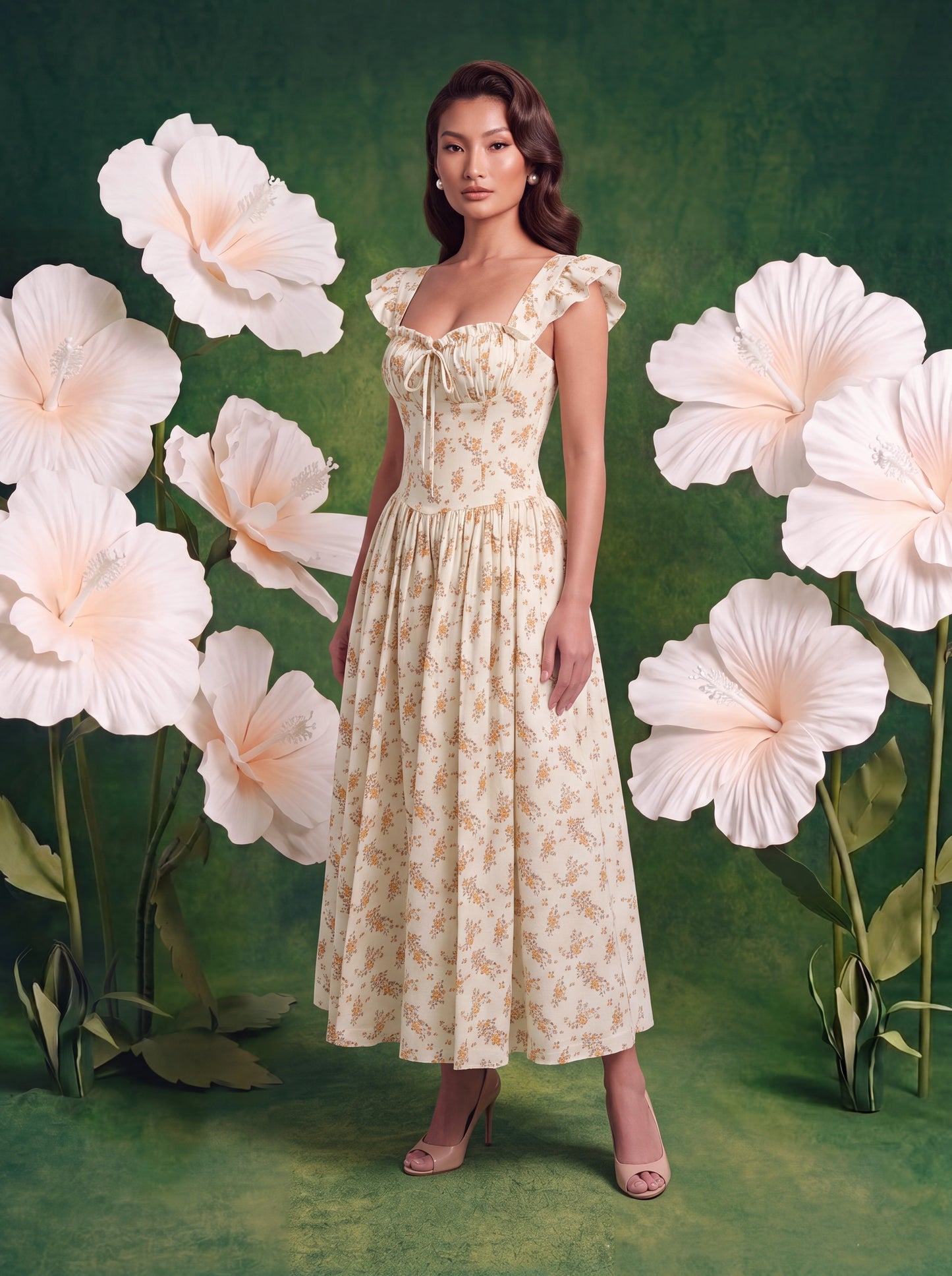 Primrose Corset Dress - Yellow