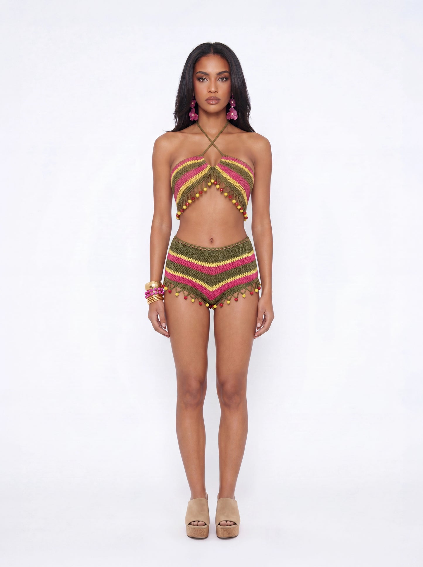 Tove Crochet Short Set