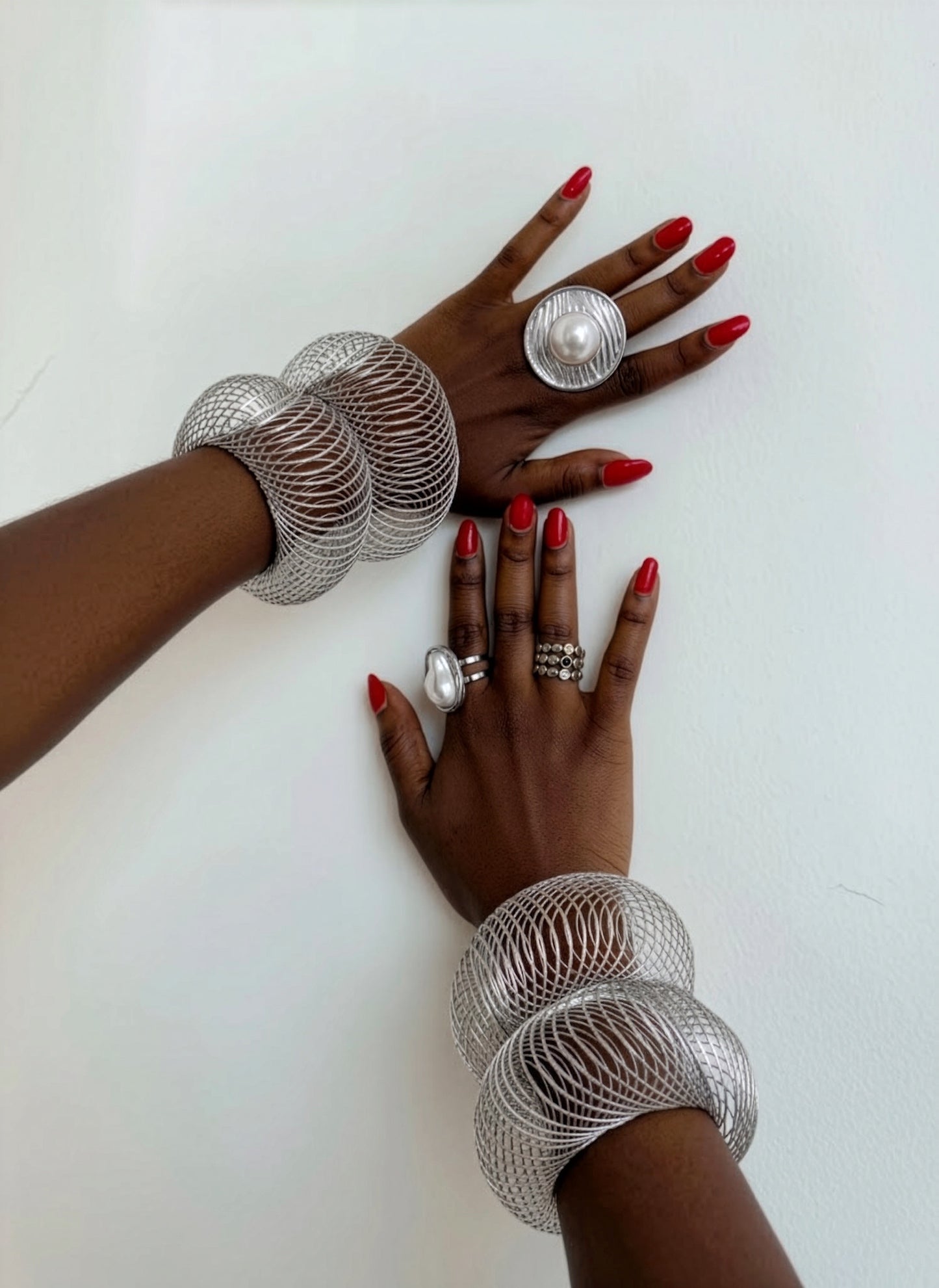 River Bangles - Silver