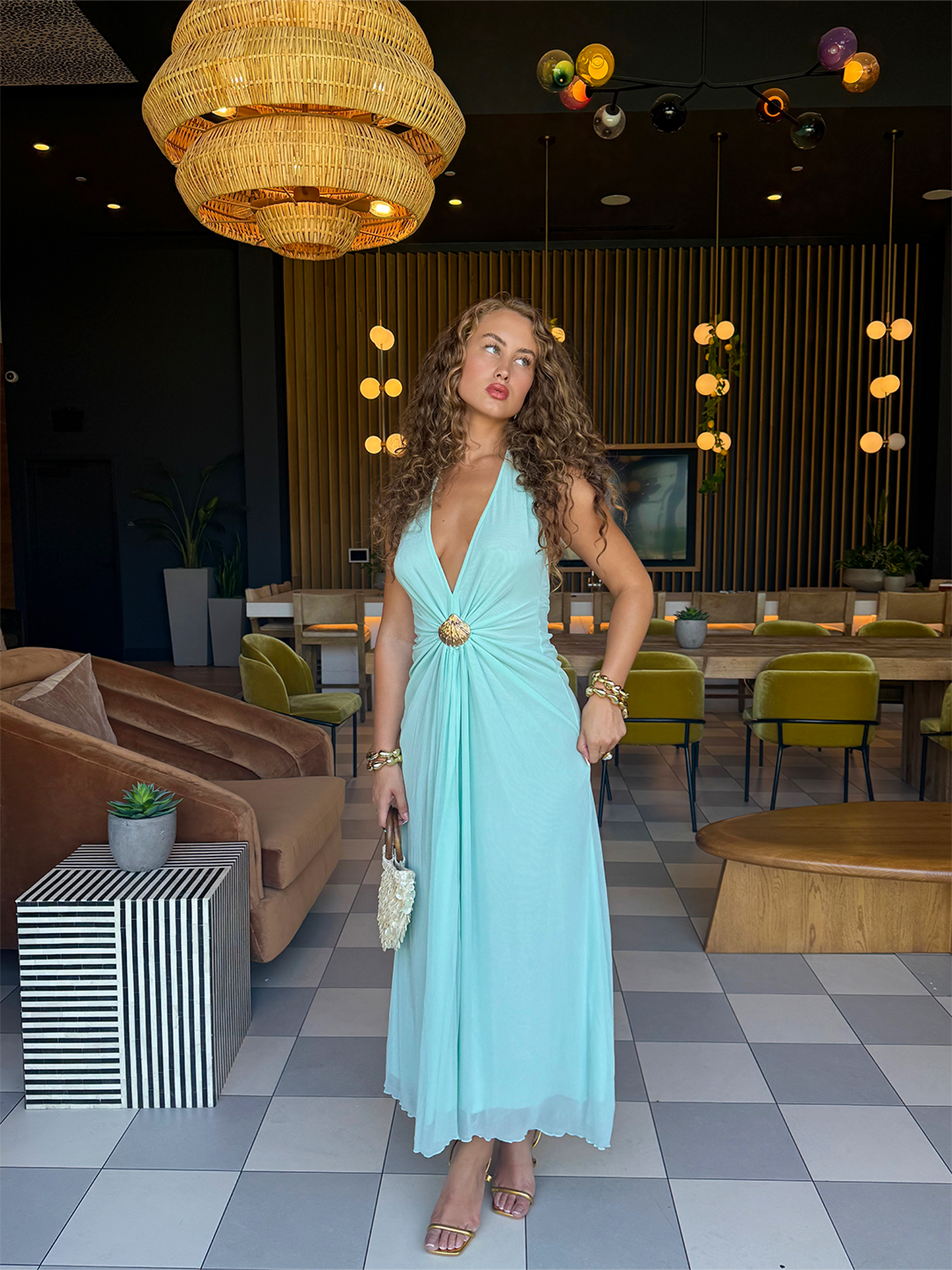 Ayanna Blue Dress