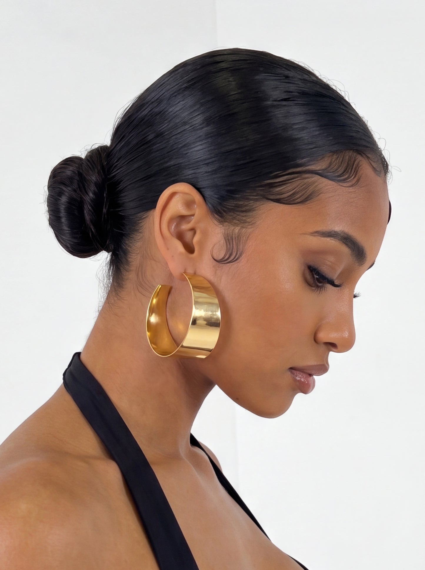 Mimi Chunky Circle Earrings - Gold