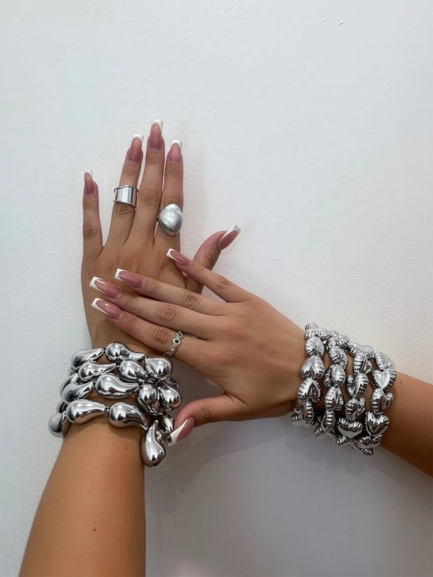 Sandra Bracelets- Silver
