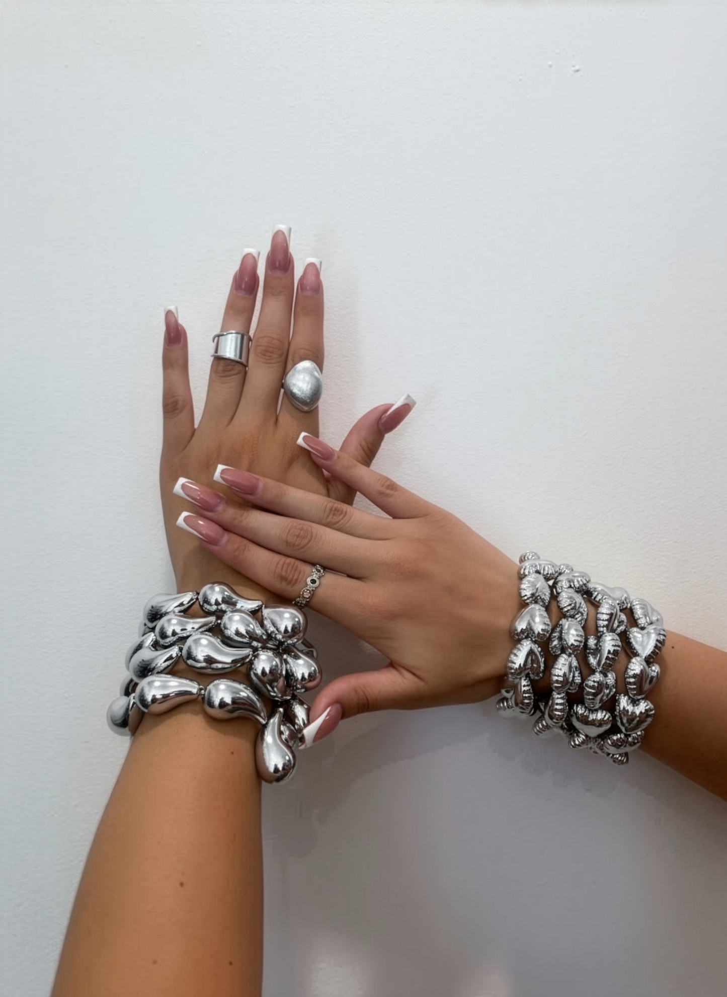 Sandra Bracelets- Silver
