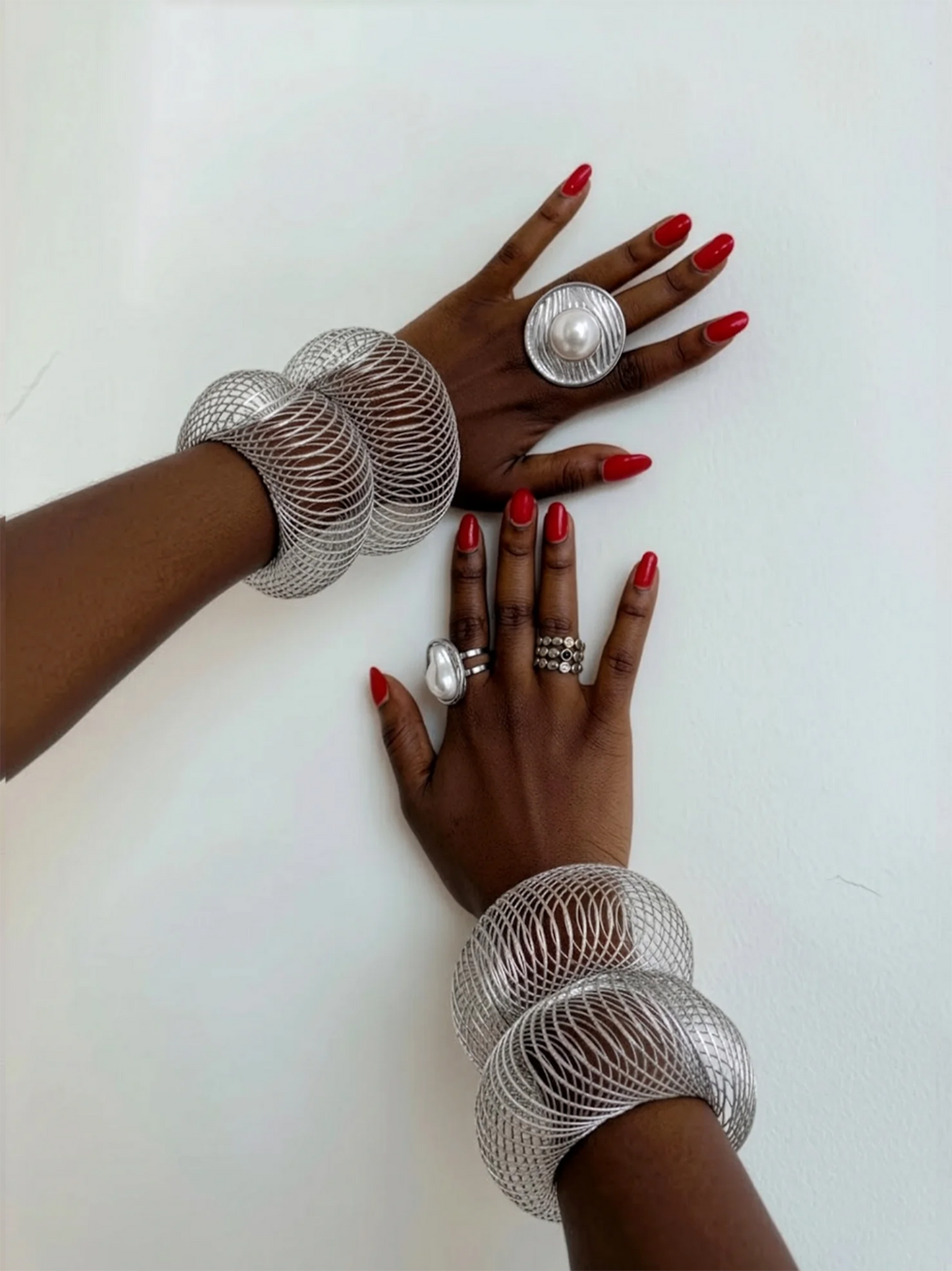 River Bangles - Silver