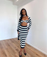 Ulani Striped 3pc Skirt Set