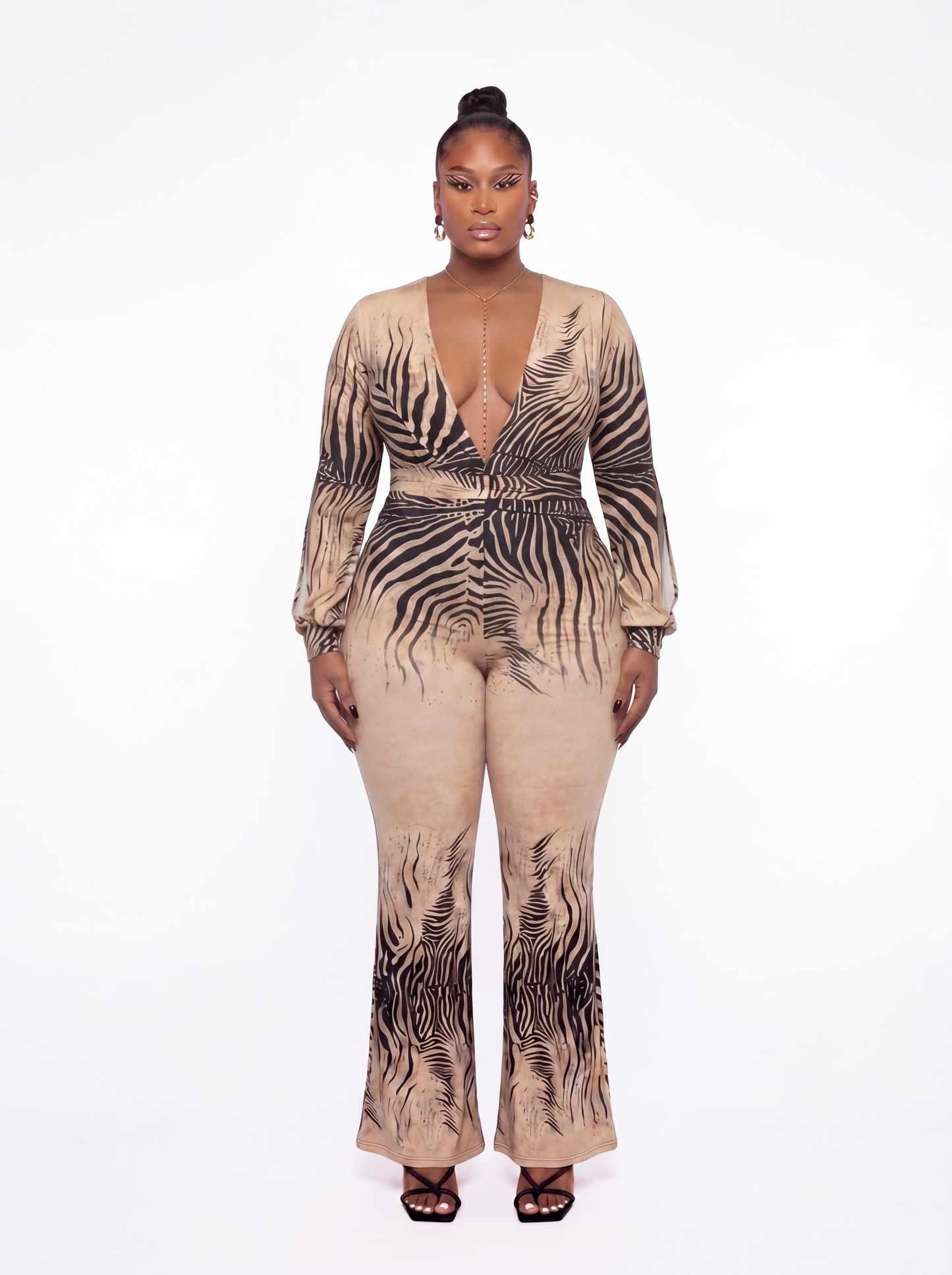 Venus Zebra Jumpsuit - Preorder