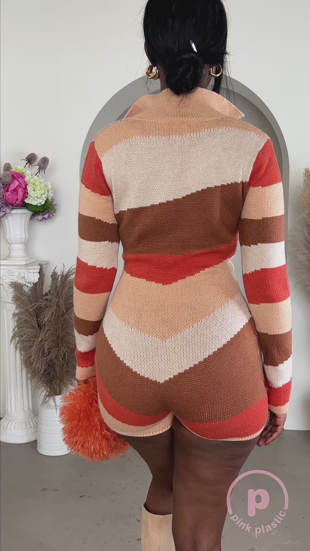Ayumi Romper- Orange