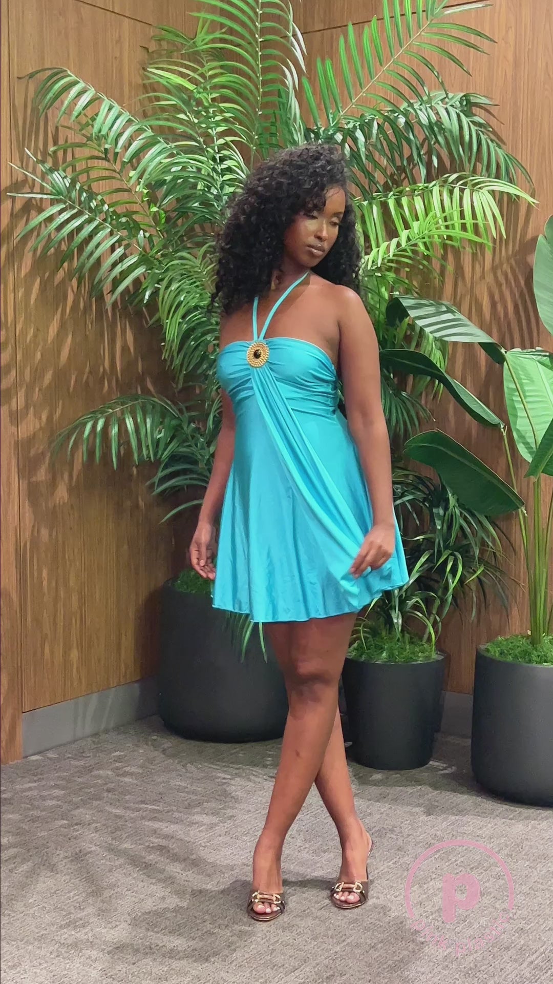 Zaria Mini Dress - Blue